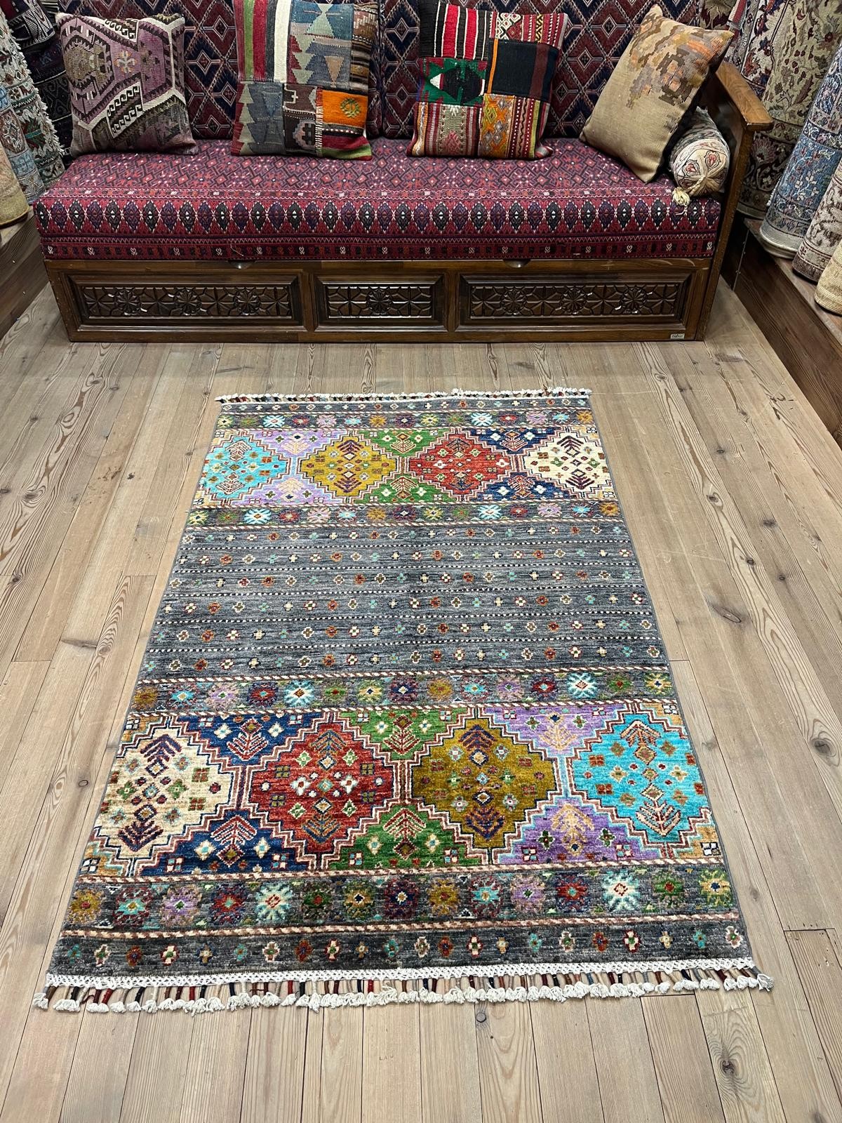 EL DOKUMA AFGAN HALI - 115 x 101