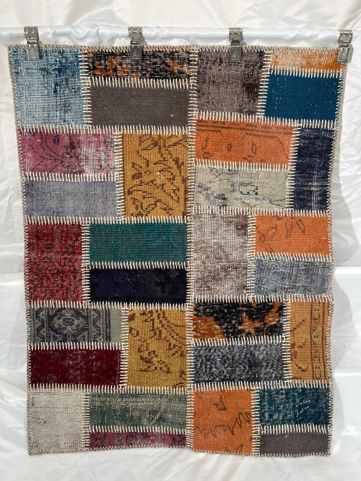 EL DOKUMA PATCHWORK HALI - 100 x 132