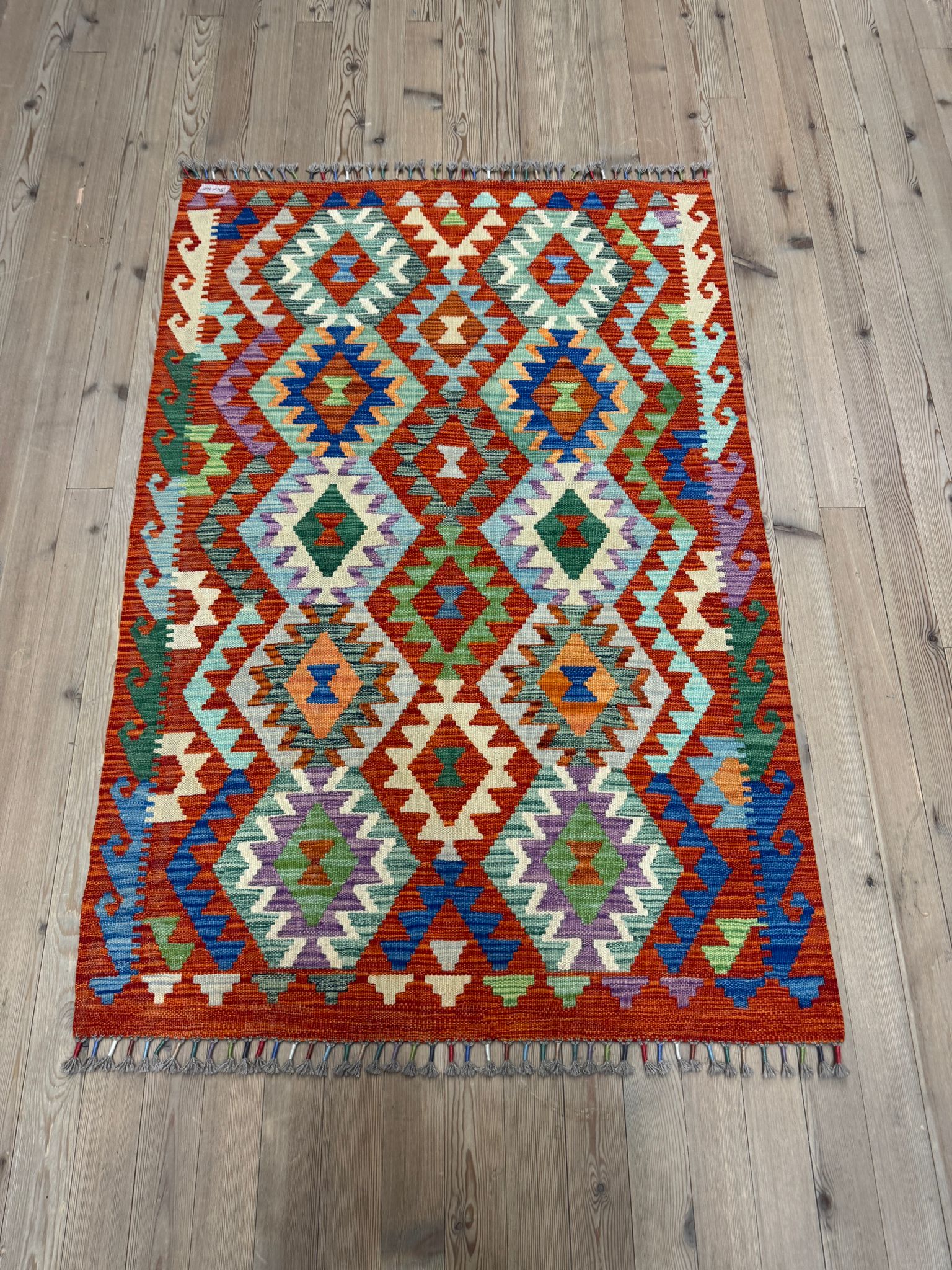 EL DOKUMA AFGAN KİLİM - 100 x 138