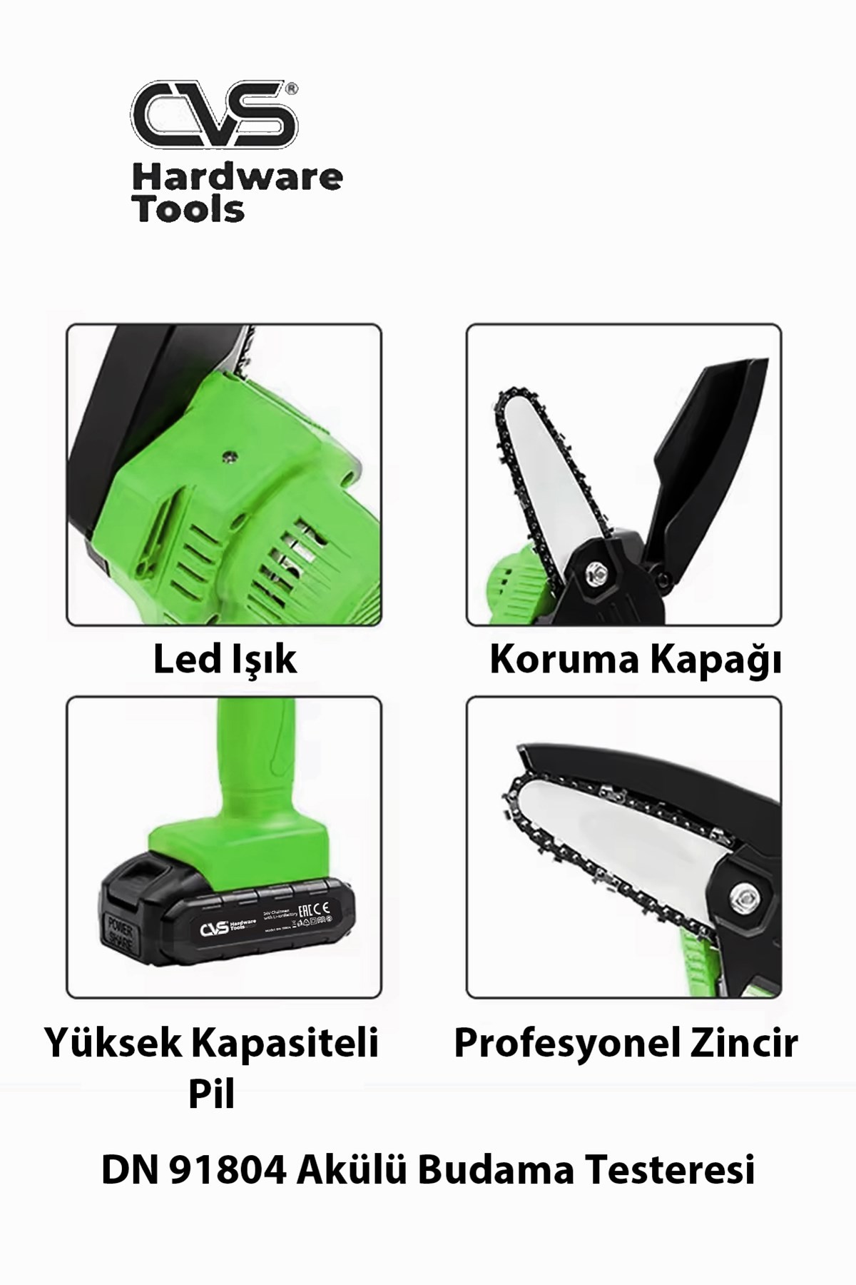 Dn 91804 24V Şarjlı Budama Testere 1500Mah / Cvs