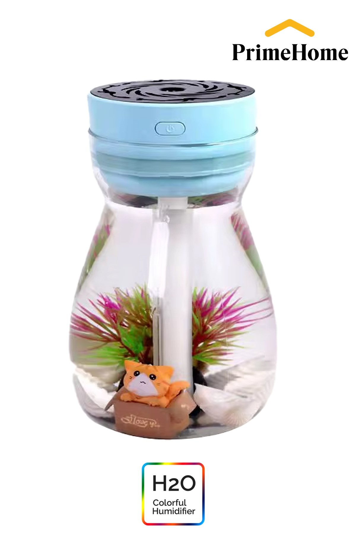 H2o Kedi Nemlendirici Buhar Makinası 380 Ml hava Ultrasonik Deniz Kabuğu