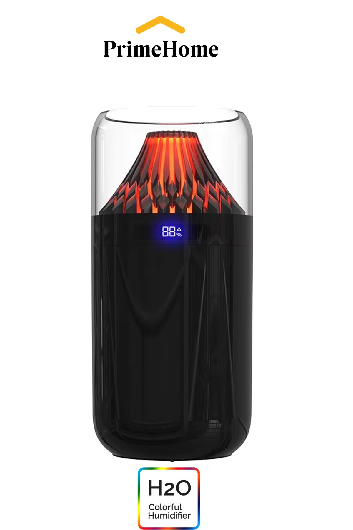 H2o Şarjlı 300 ml Volkan Aromaterapi Nemlendirici  Led Işıklı Araba Kullanımı 