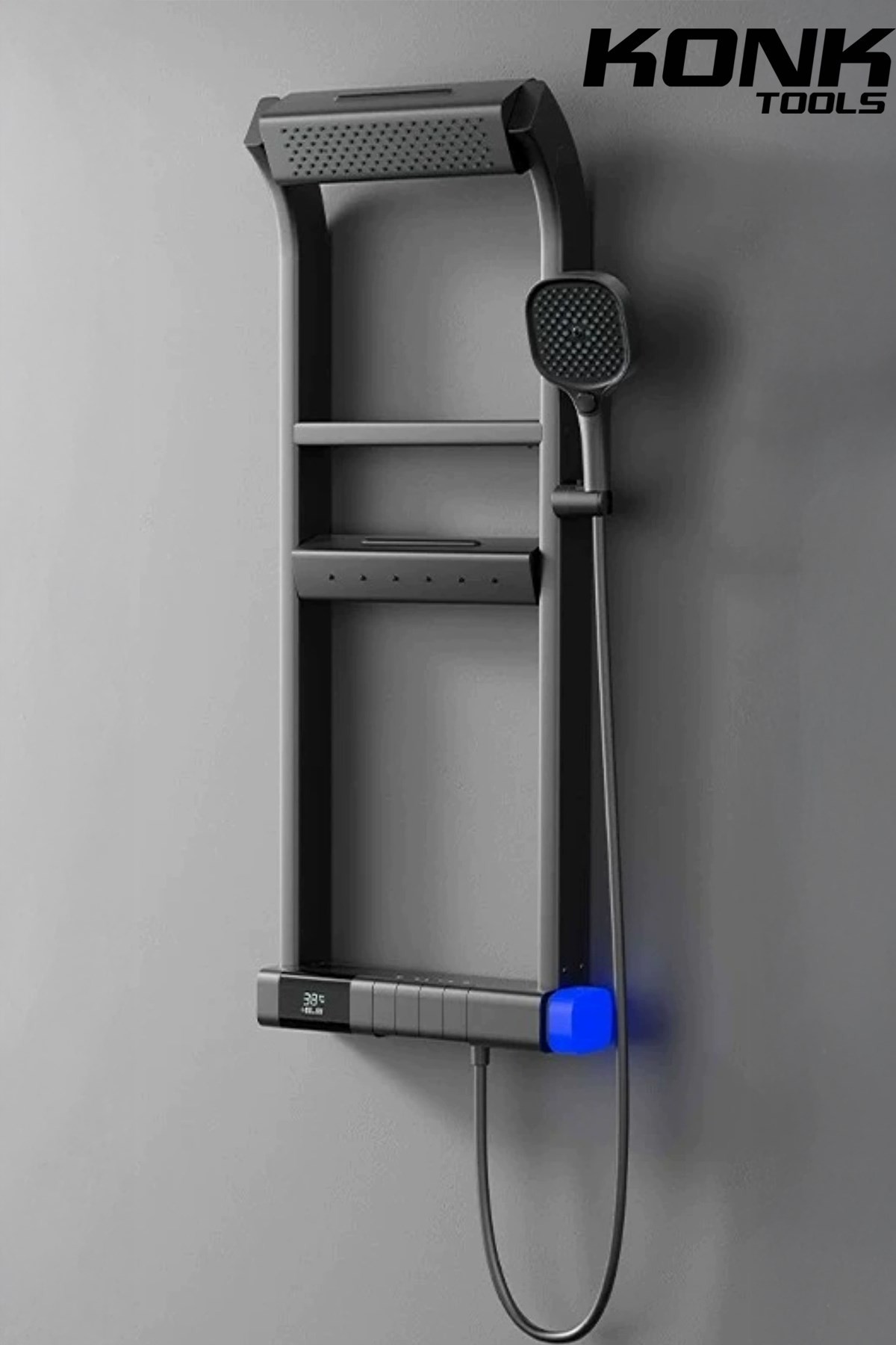 Lüks Dijital LED Ekranlı  Robot Duş Seti Lüks Şelale ve Yağmur Duş Sistemi 