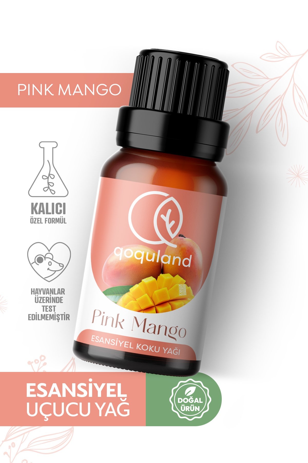 Pink Mango Uçucu Yağ Buhurdanlık Esansı Oda Kokusu Esansiyel Yağ  10ml Humidifier