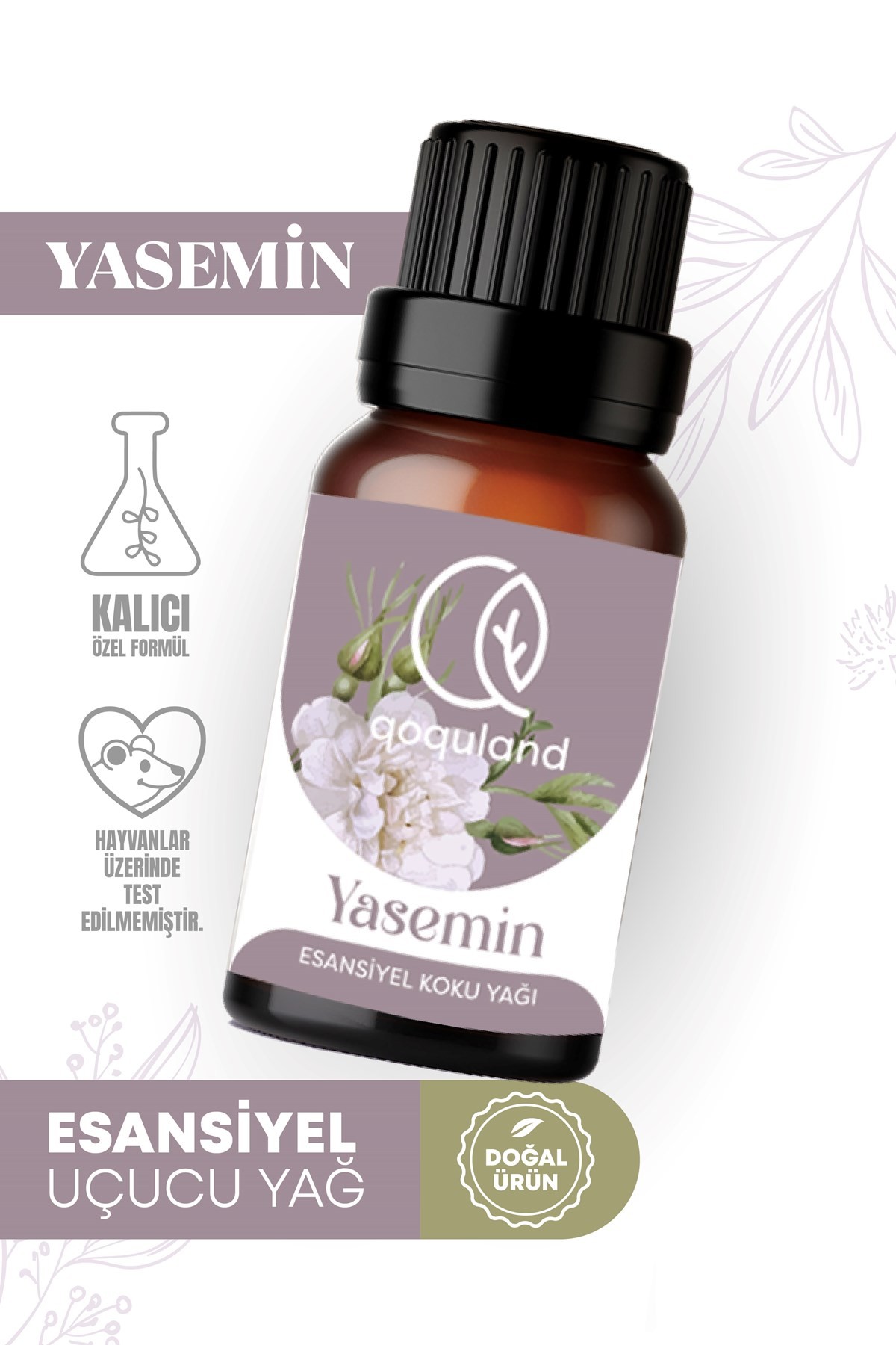 Yasemin Uçucu Yağ Buhurdanlık Esansı Oda Kokusu Esansiyel Yağ  10ml Humidifier