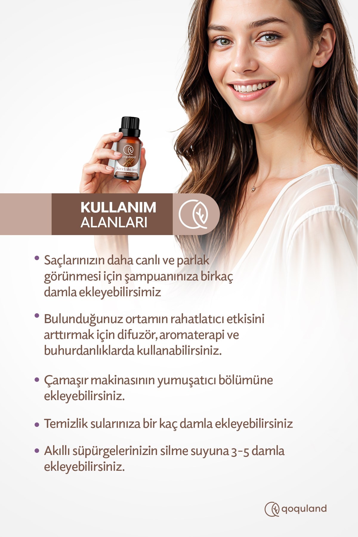 Sandalwood Uçucu Yağ Buhurdanlık Esansı Oda Kokusu Esansiyel Yağ  10ml Humidifier