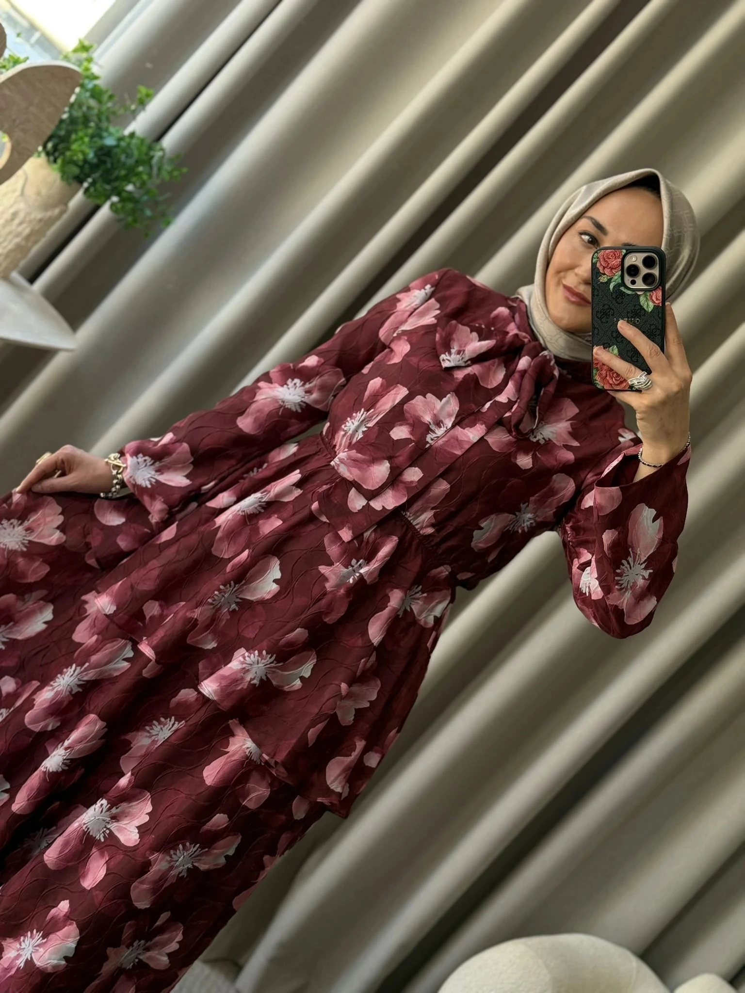 Kahma Desenli Elbise