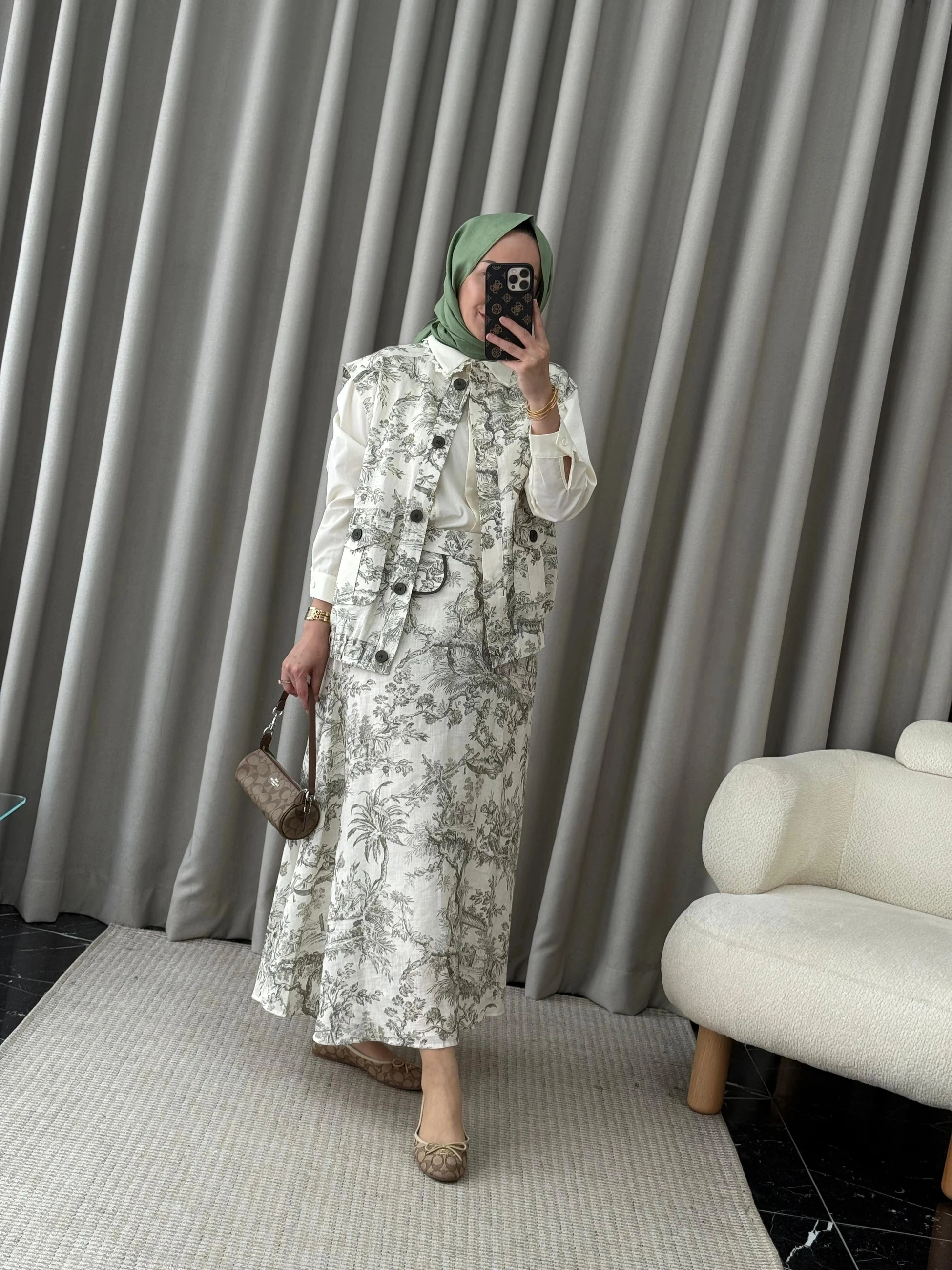 Kahma Etek Yelek Kombin Takım