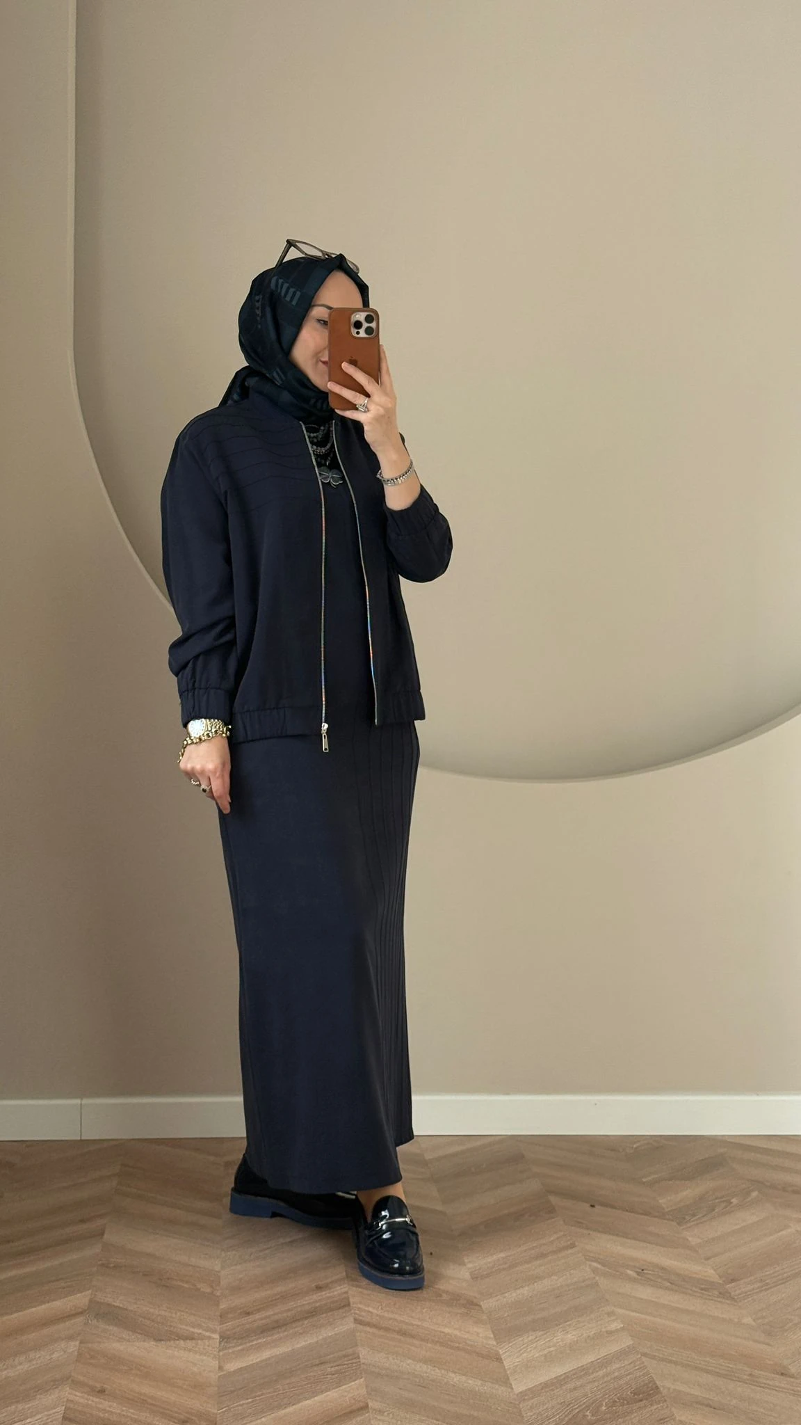 Nuss Bomber Takım - Lacivert