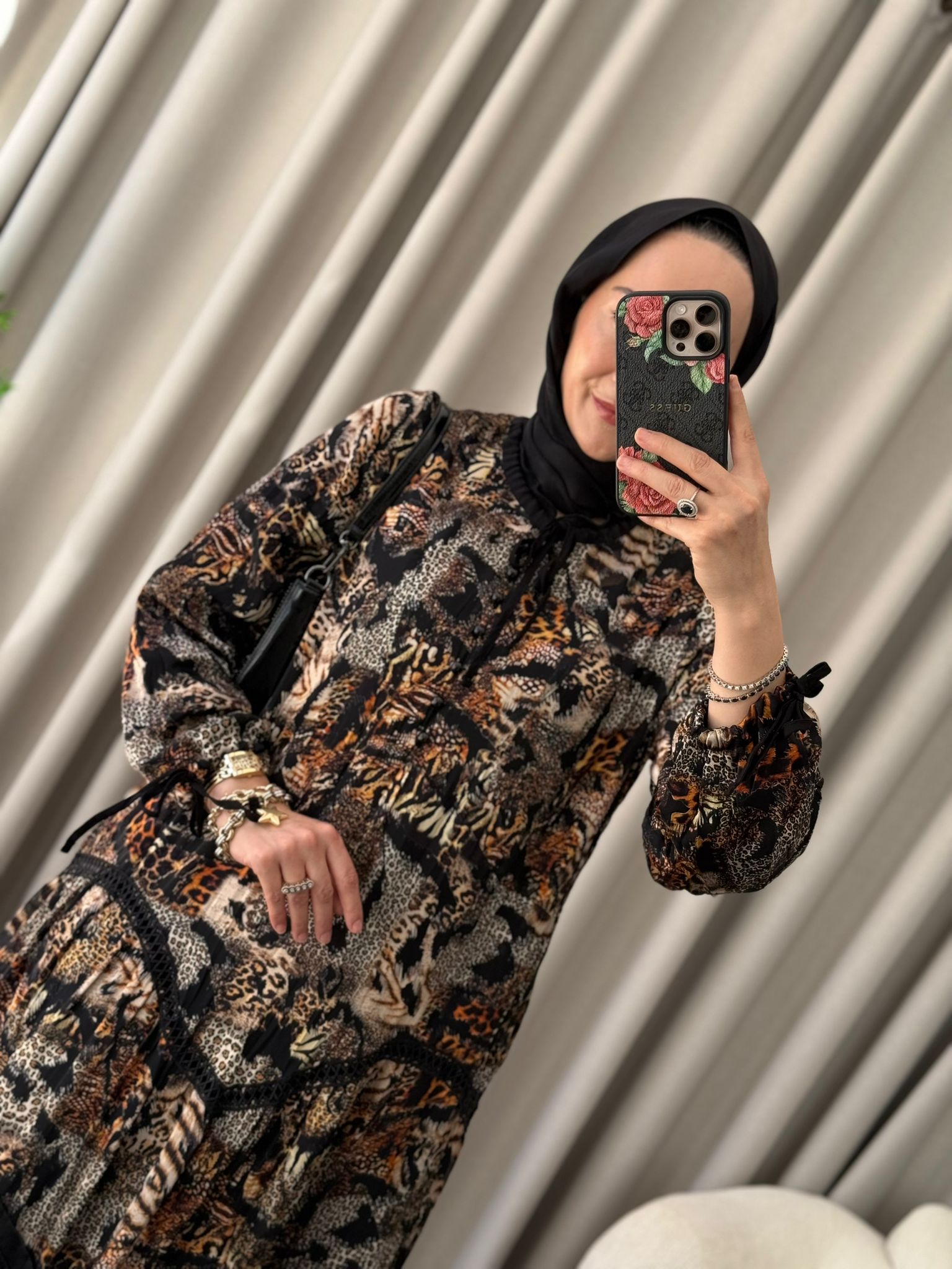 Lissmore Leopar Desen Elbise