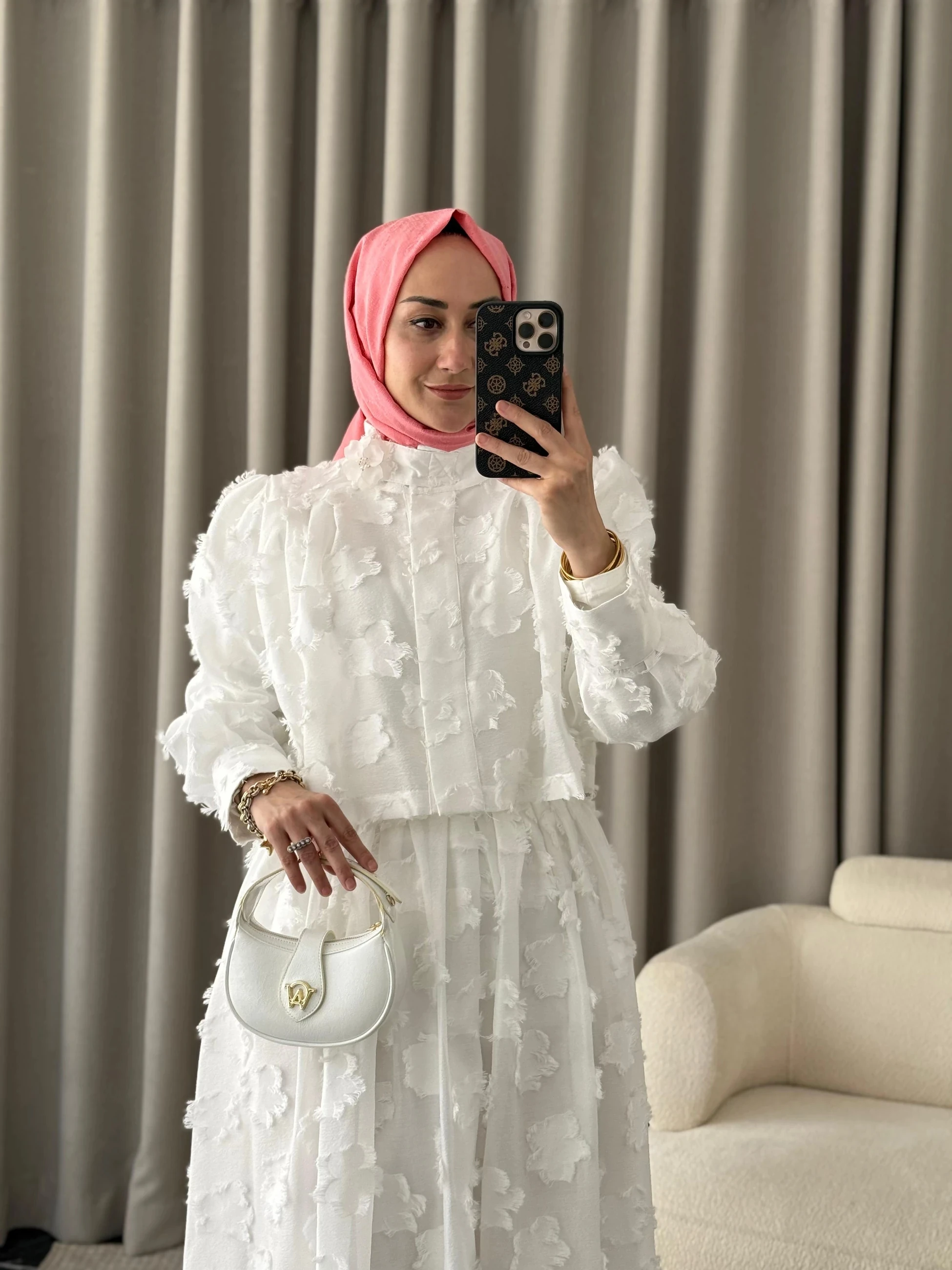 Kahma Etekli Takım - Beyaz