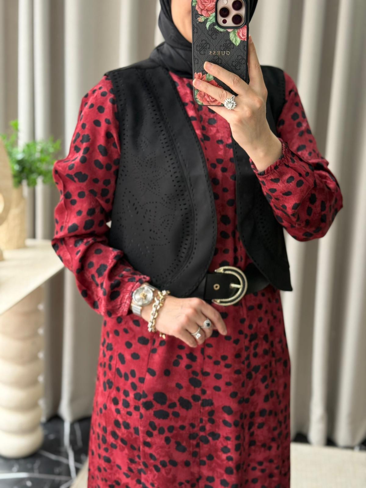 Lissmore Yelek & Kemer Aksesuar Detaylı Elbise