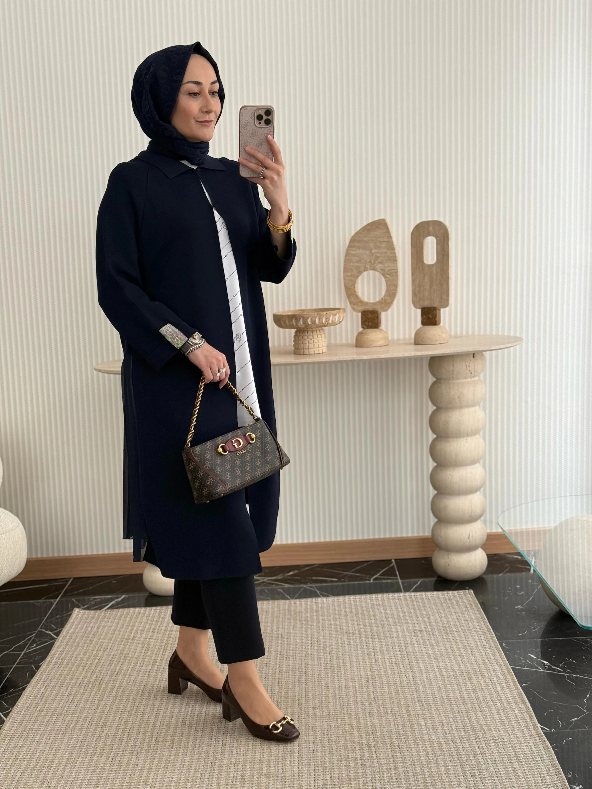 Ghisa Arka Şifon Detay Hırka