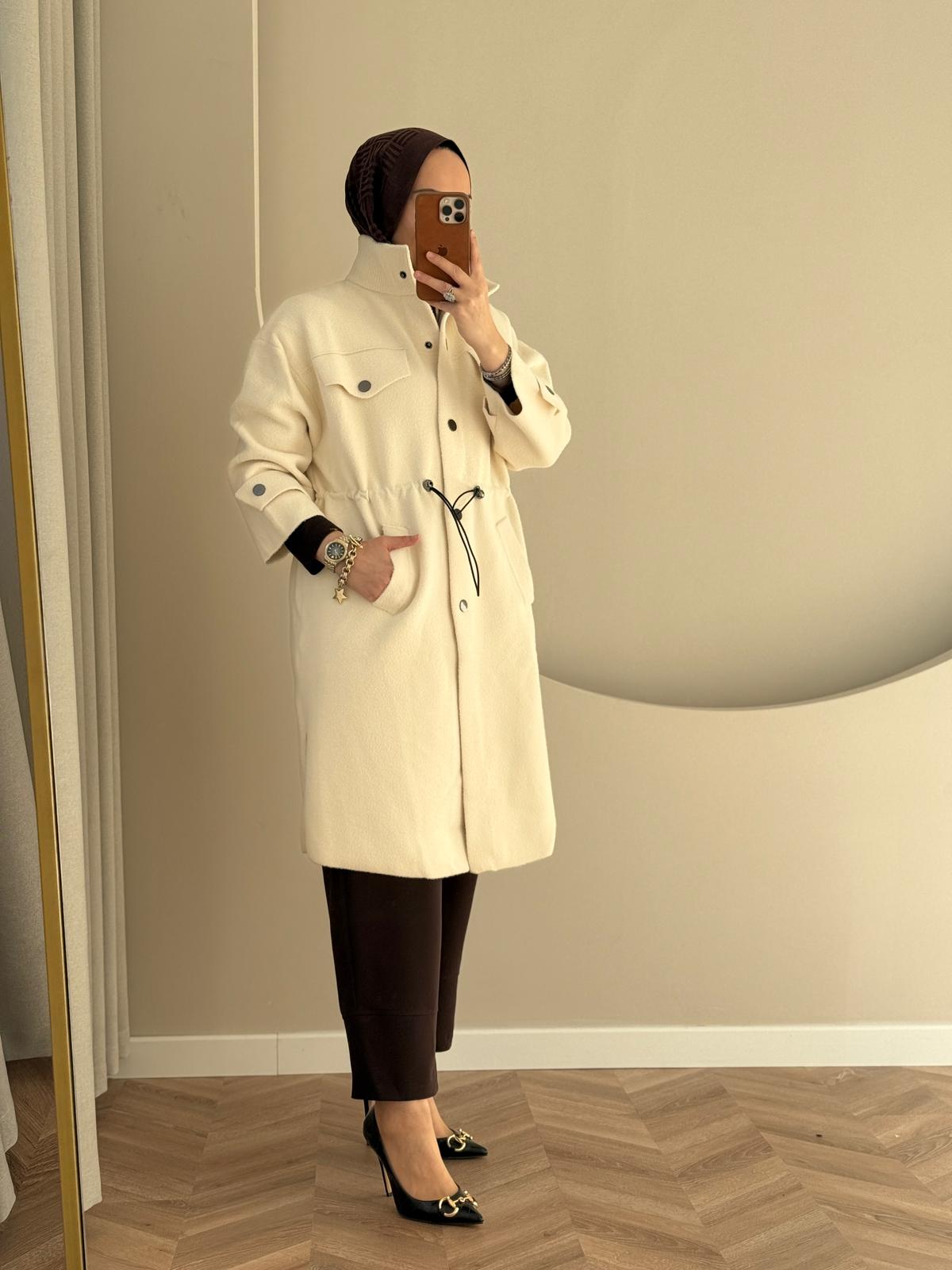 Ghisa Angora Kaban - Ekru