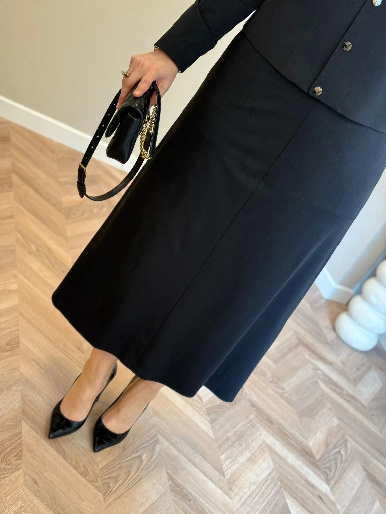 Otto Bumber Taşlı Ceket Etek Takım