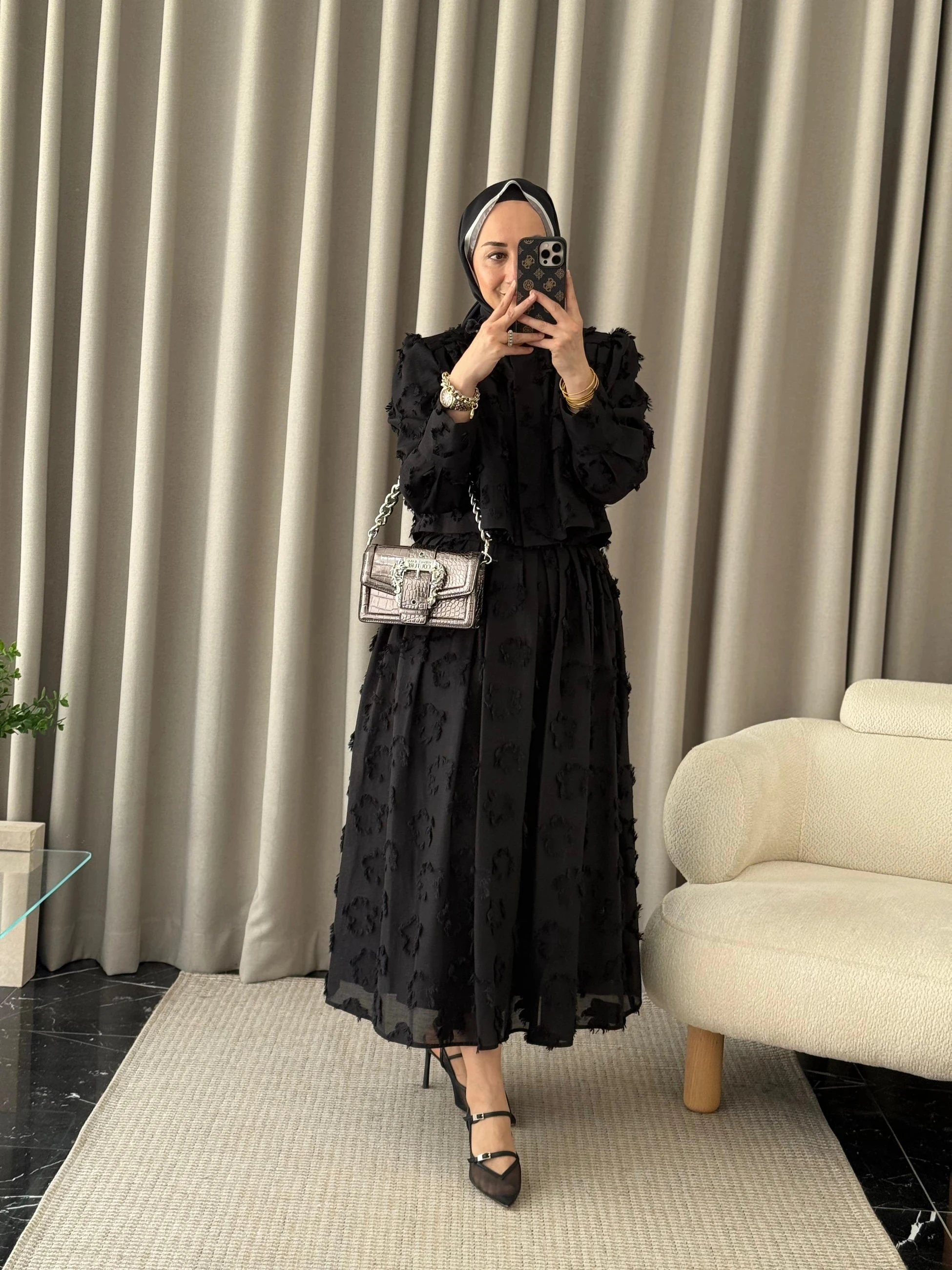 Kahma Etekli Takım - Siyah