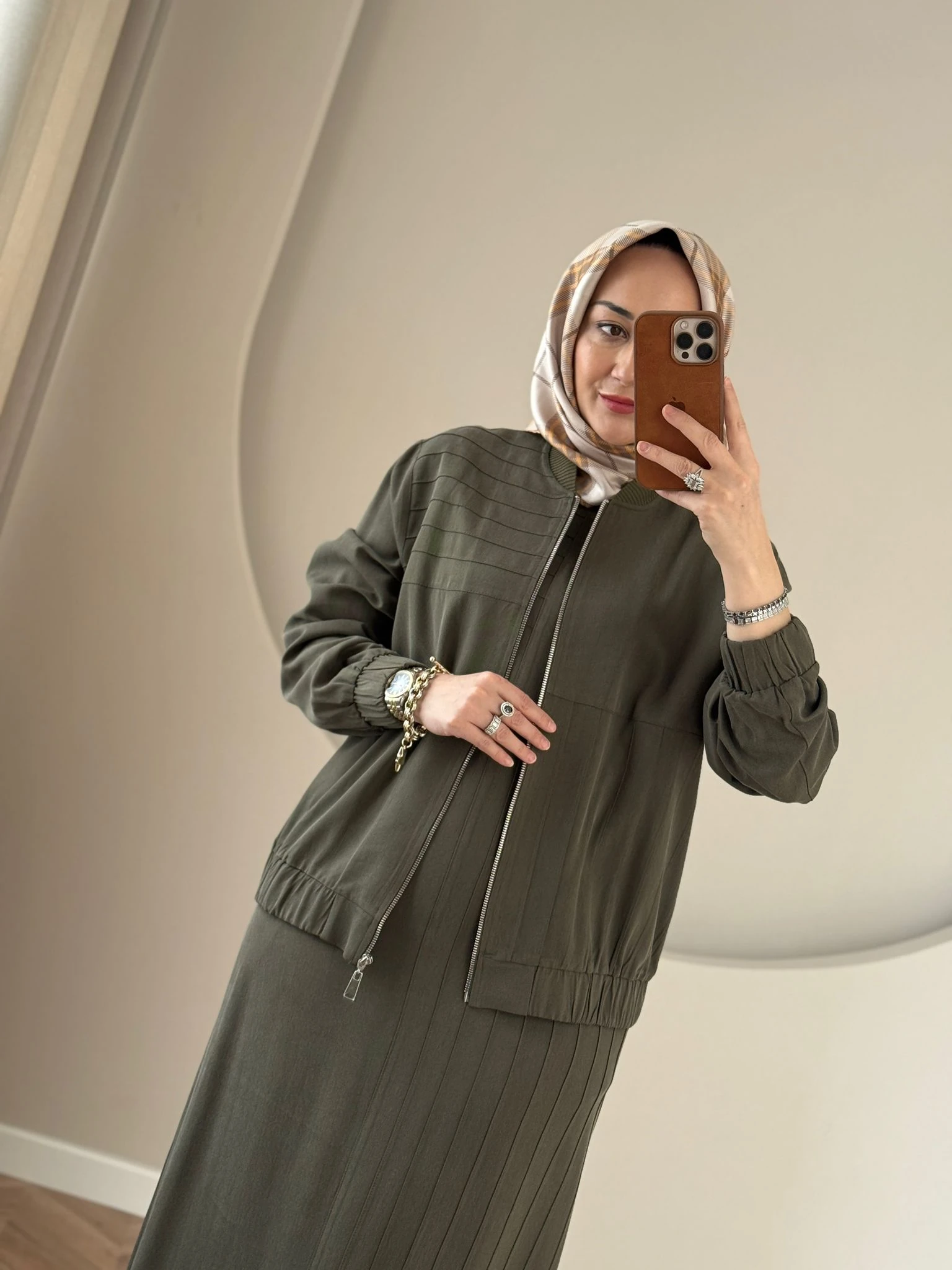 Nuss Bomber Takım -Haki