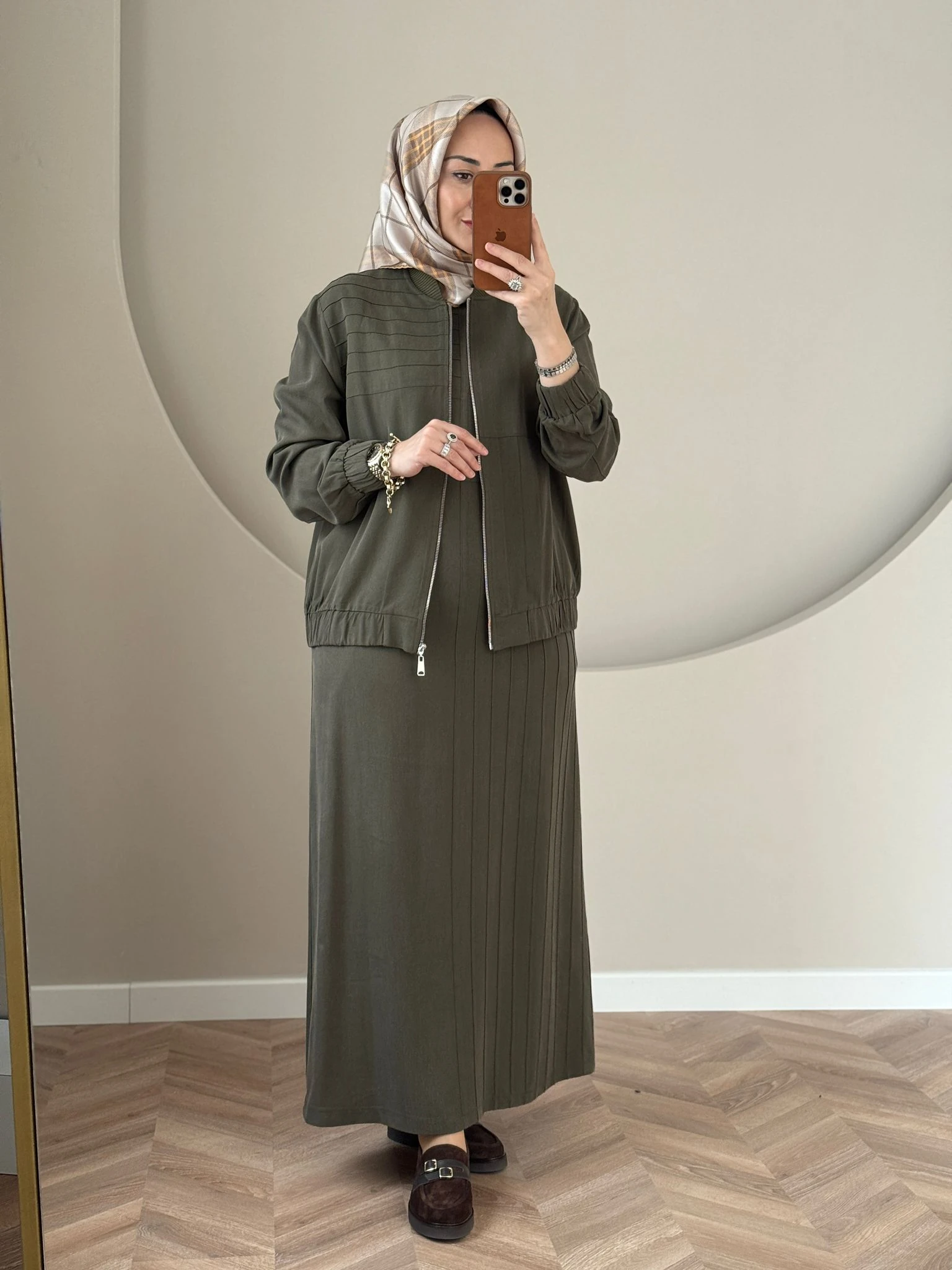 Nuss Bomber Takım -Haki