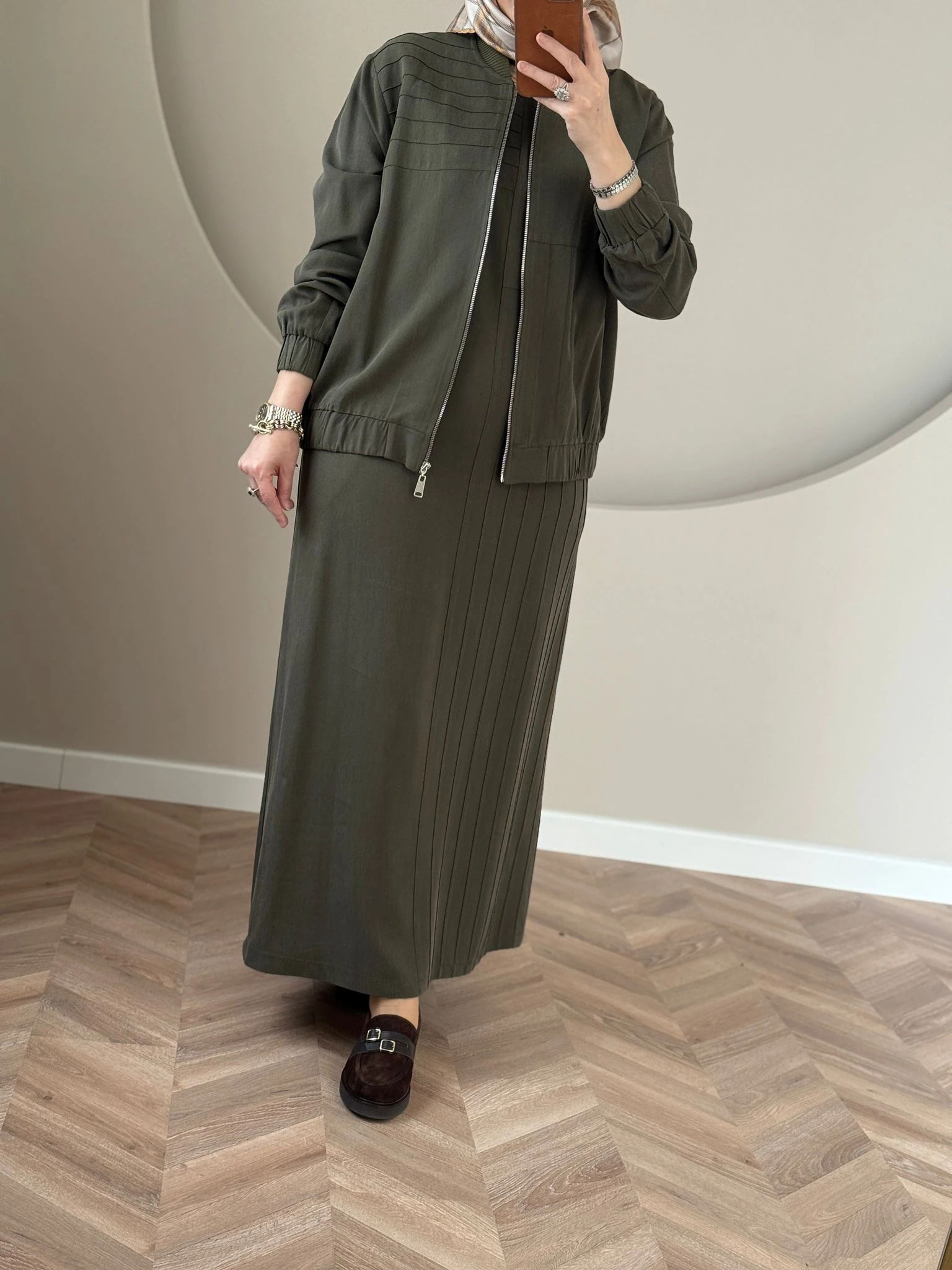 Nuss Bomber Takım -Haki