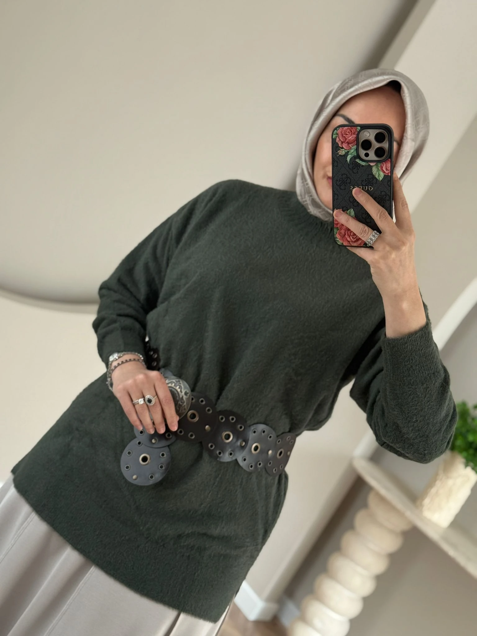 Nuss Angora Kazak - Haki