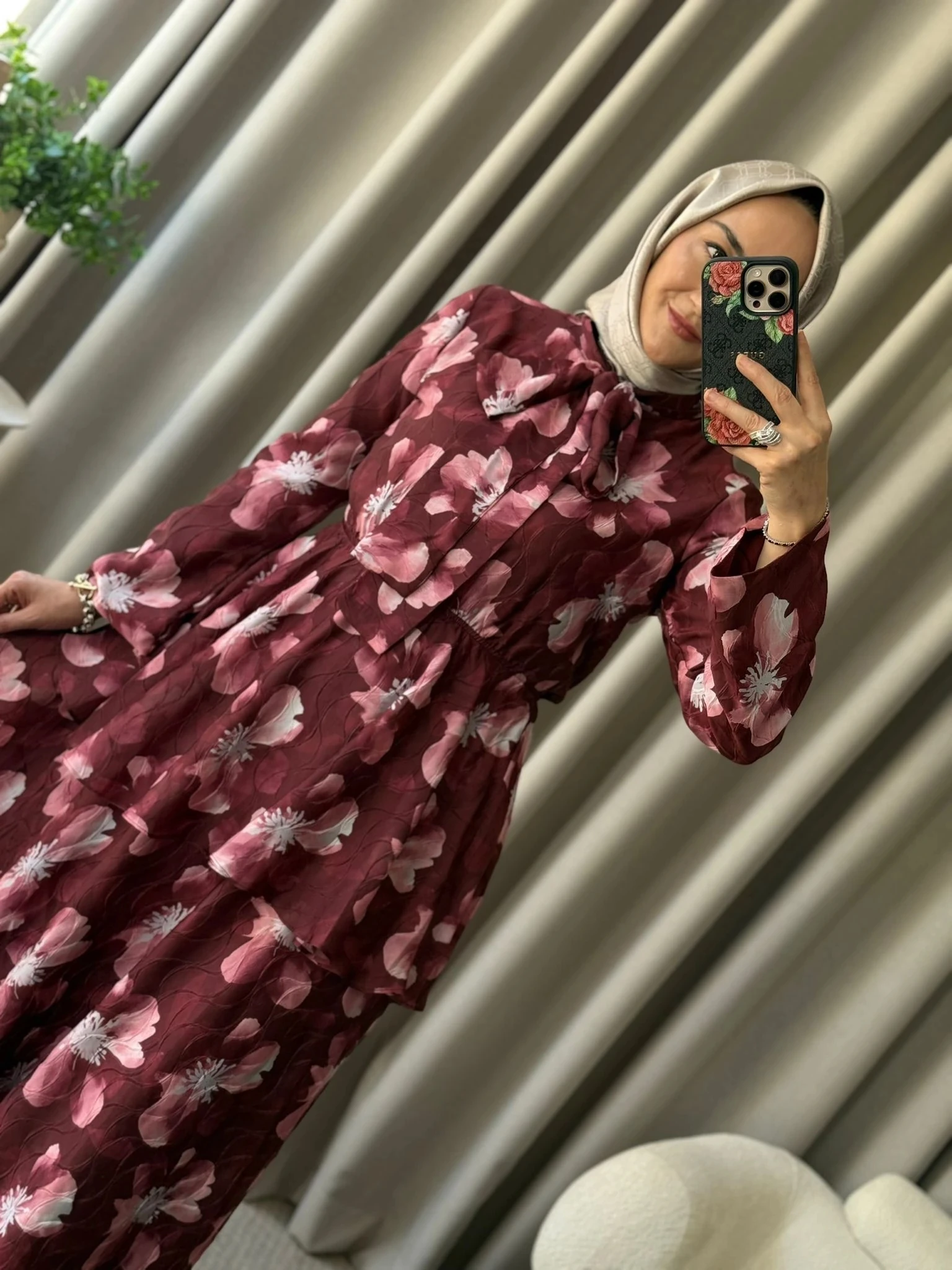 Kahma Desenli Elbise