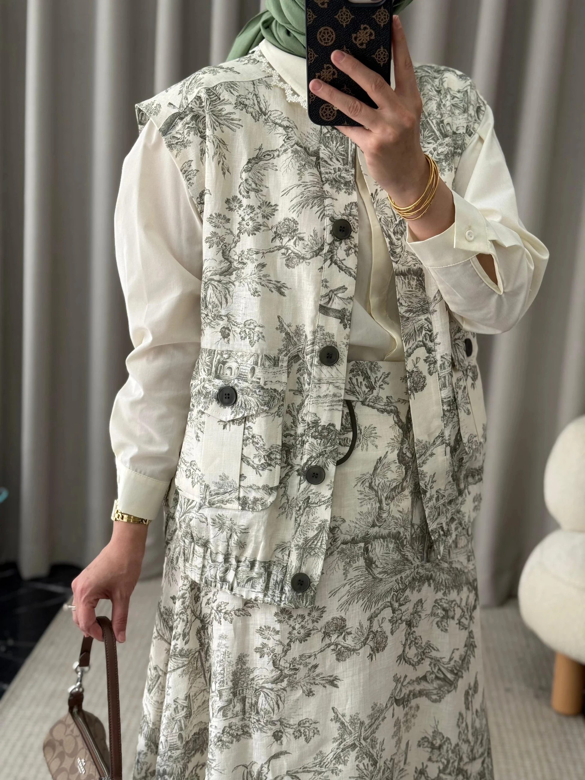 Kahma Etek Yelek Kombin Takım