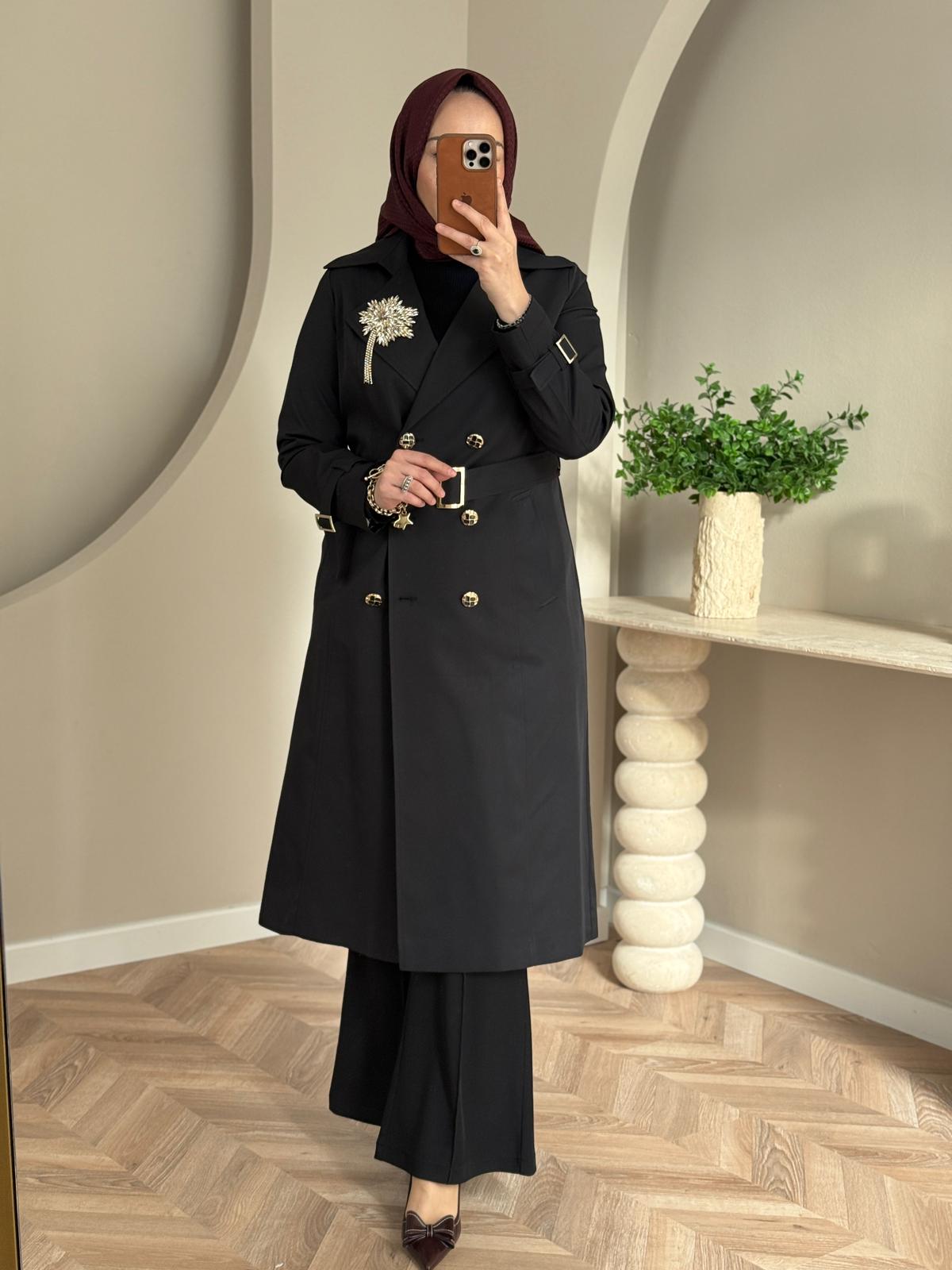 Otto Trençkot  - Siyah