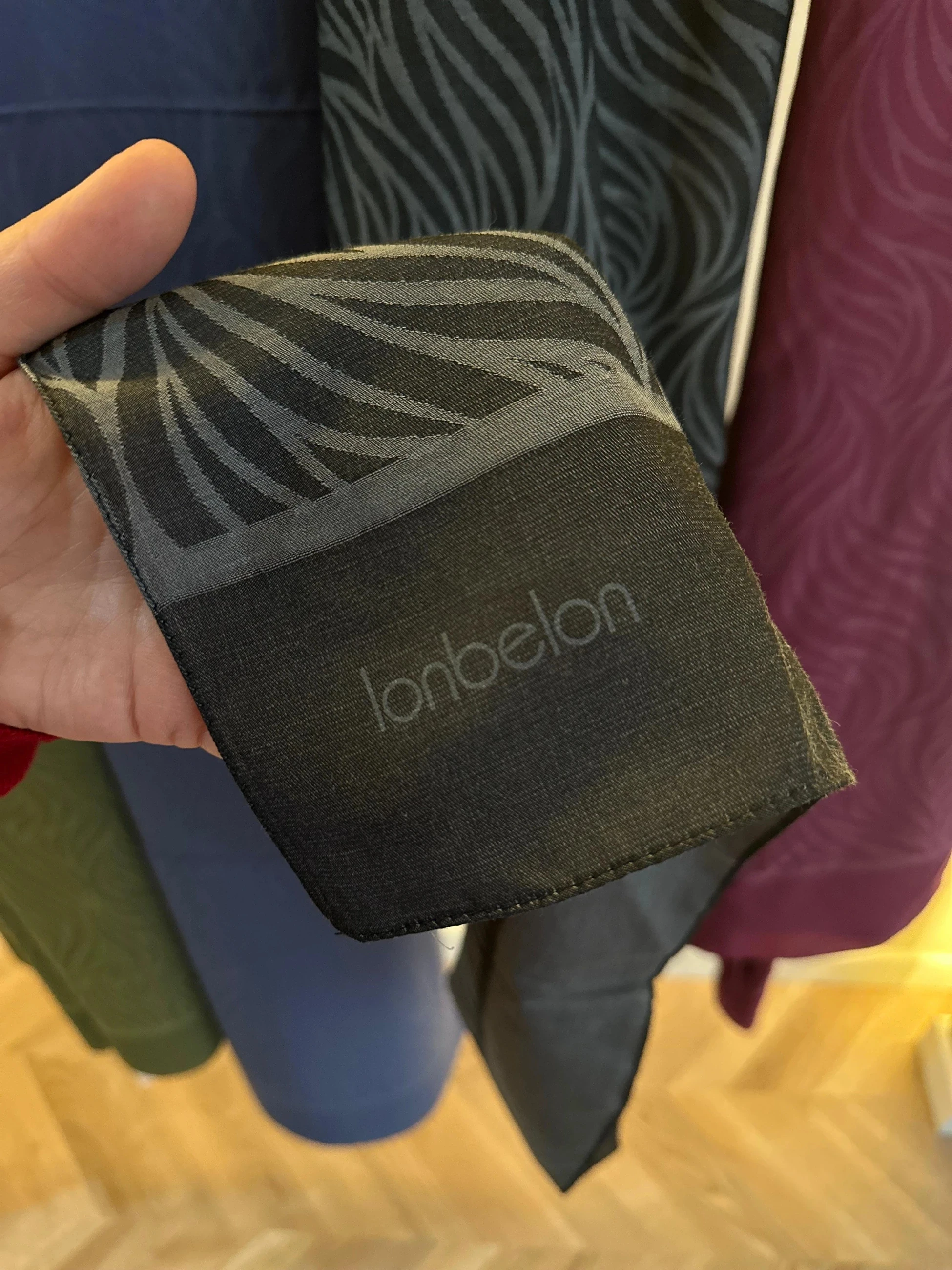 Lonbelon Bm Şal - Zebra Desen Mavi