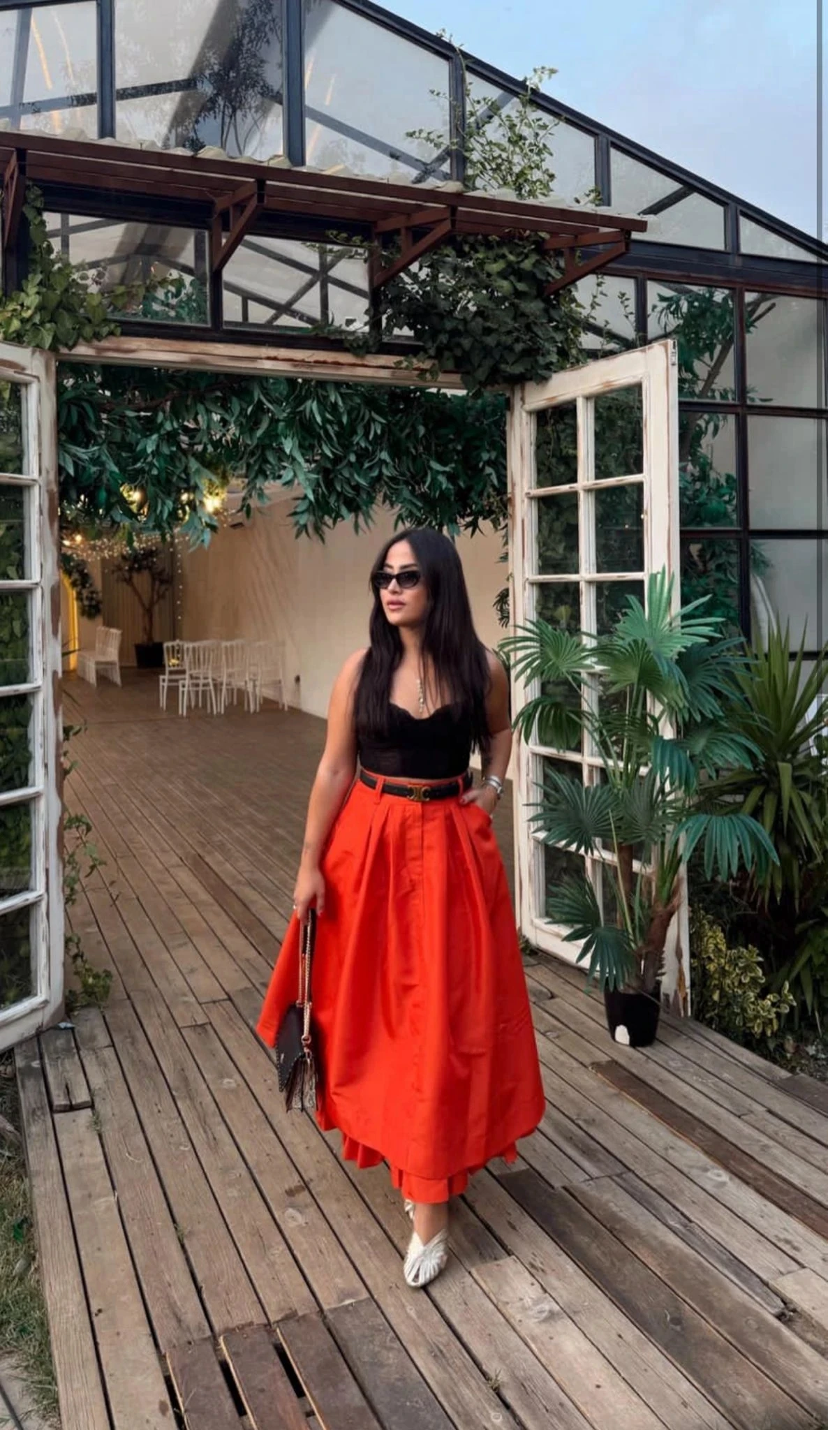 Kahma Balon Etek - Turuncu