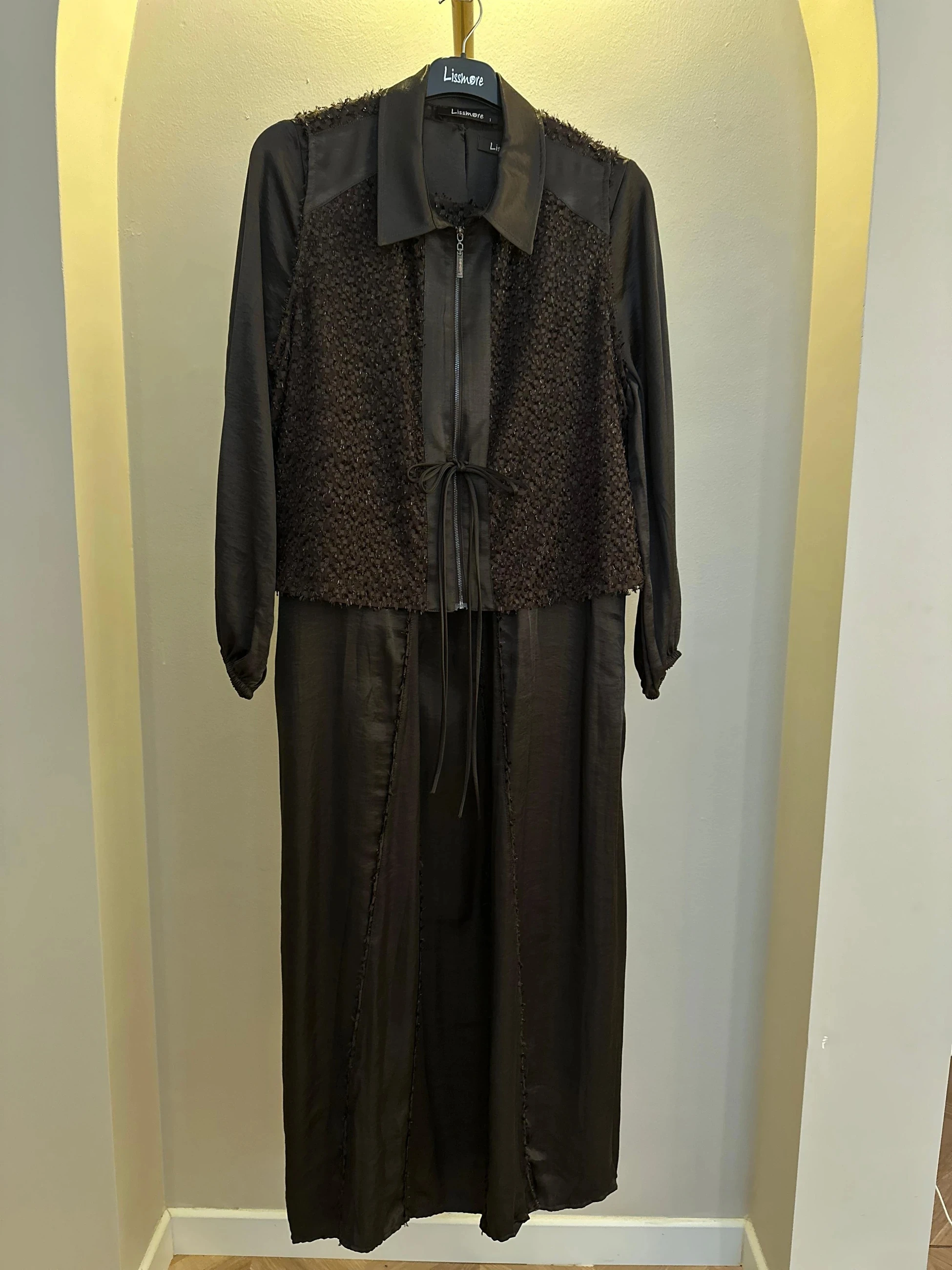 Lissmore Yelekli Elbise - Kahverengi