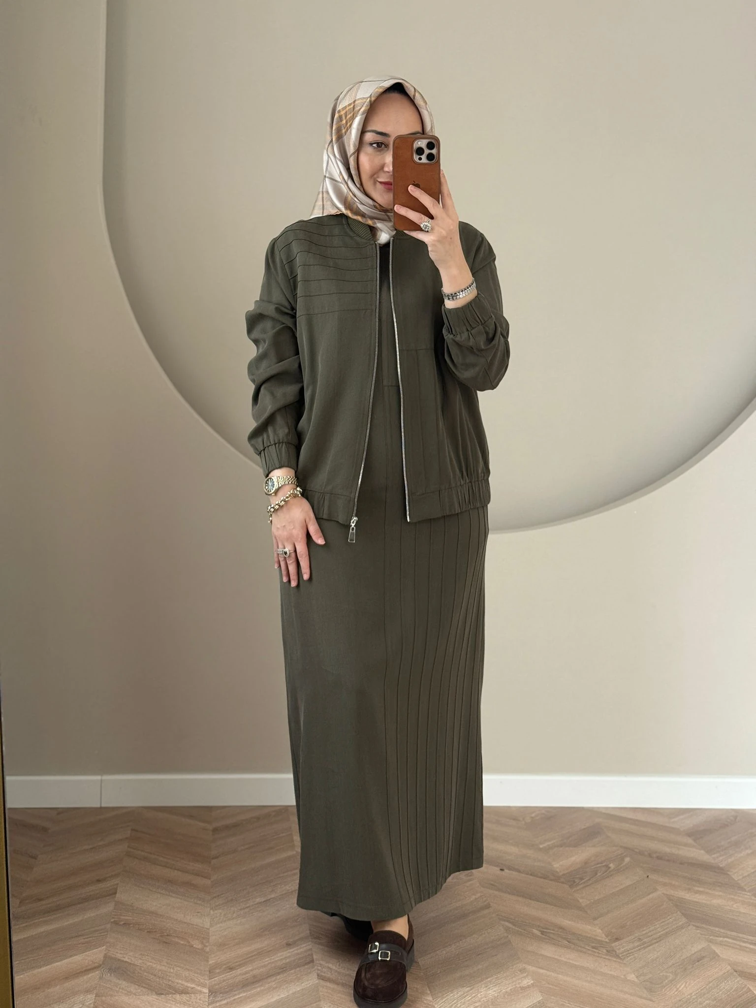 Nuss Bomber Takım -Haki