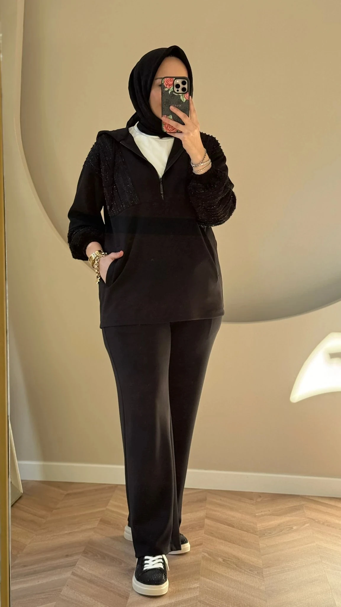 Tığ Triko Kabartma File Kombinli Takım