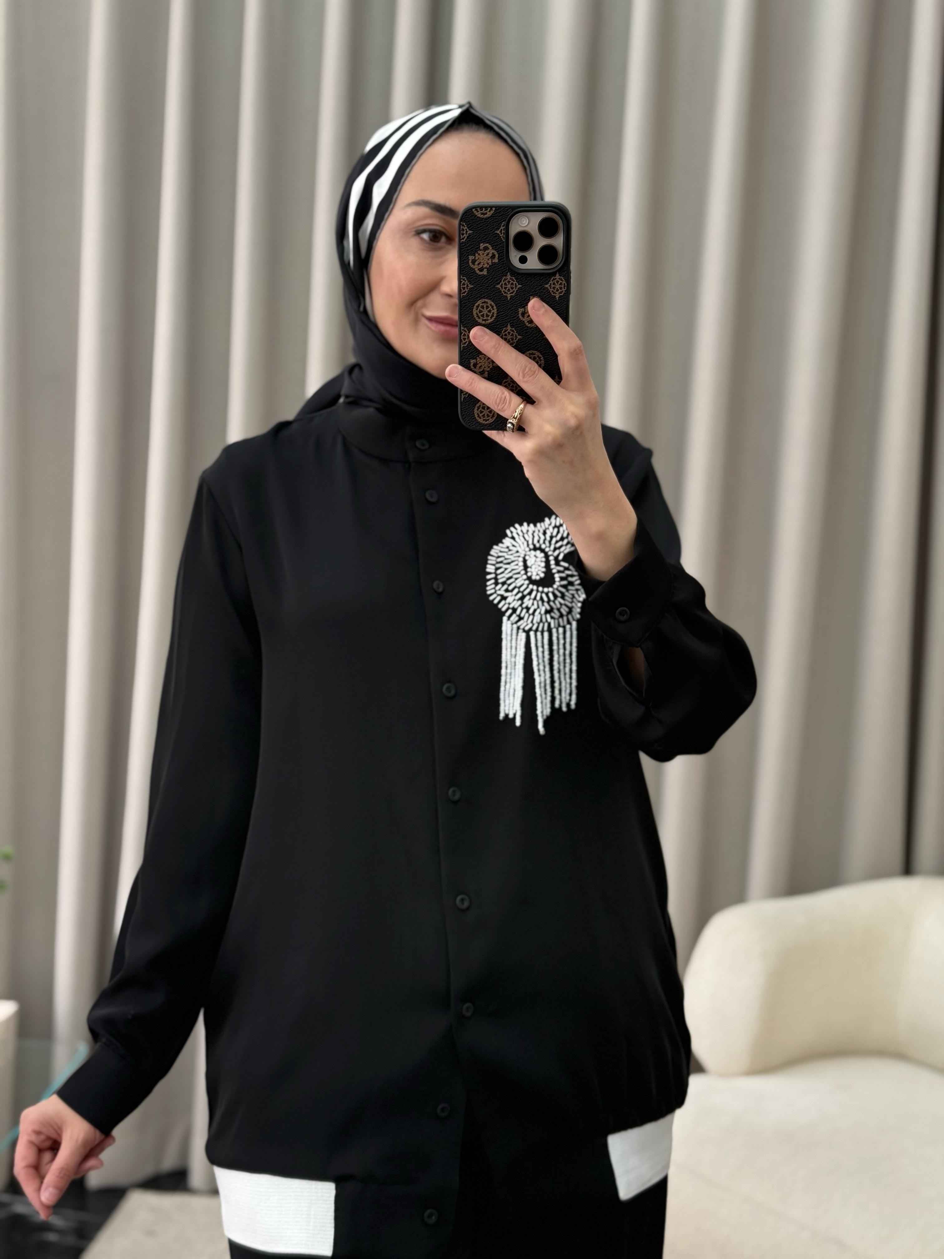 Bm Ribanalı Gömlek
