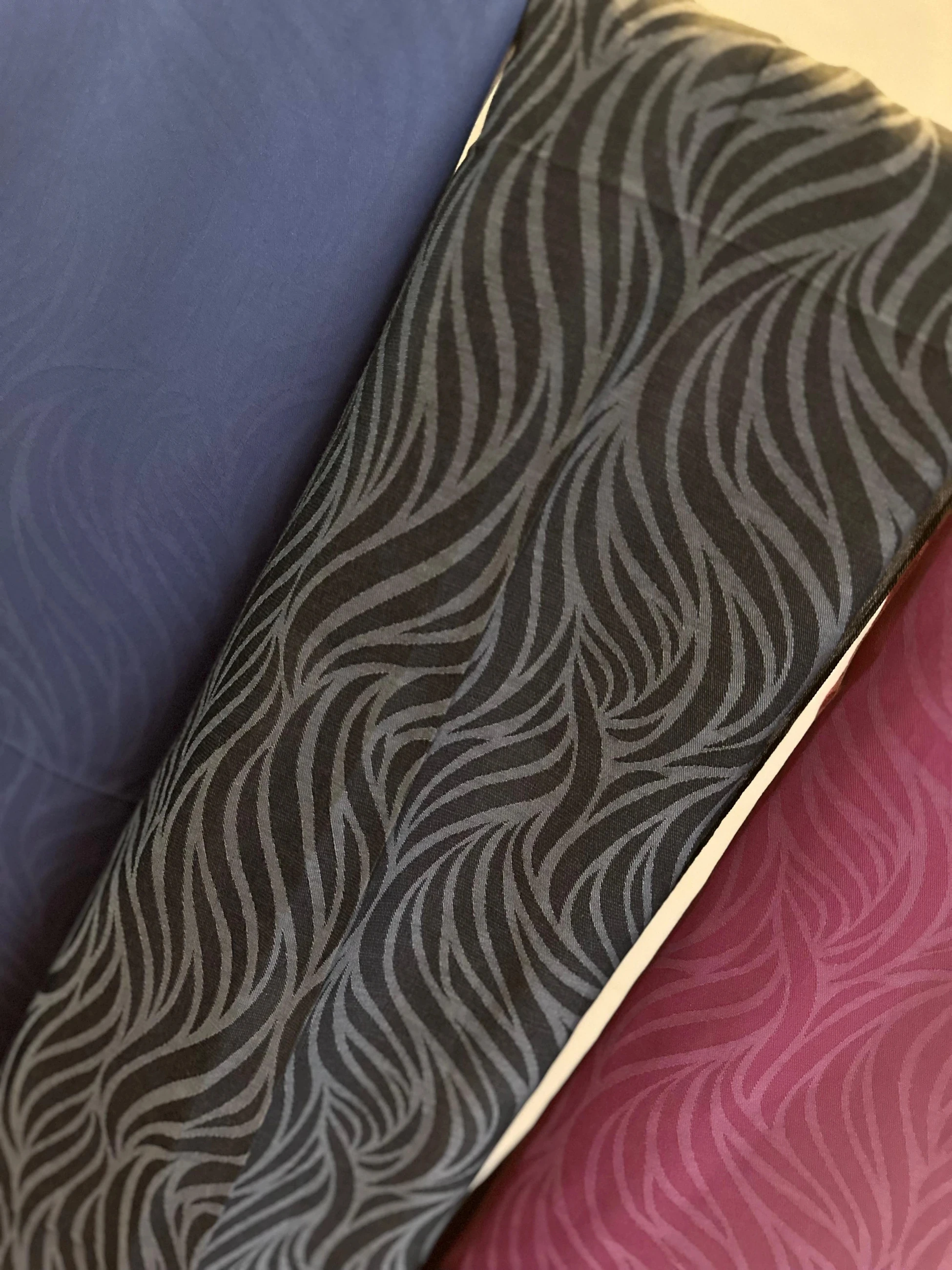 Lonbelon Bm Şal - Zebra Desen Bordo