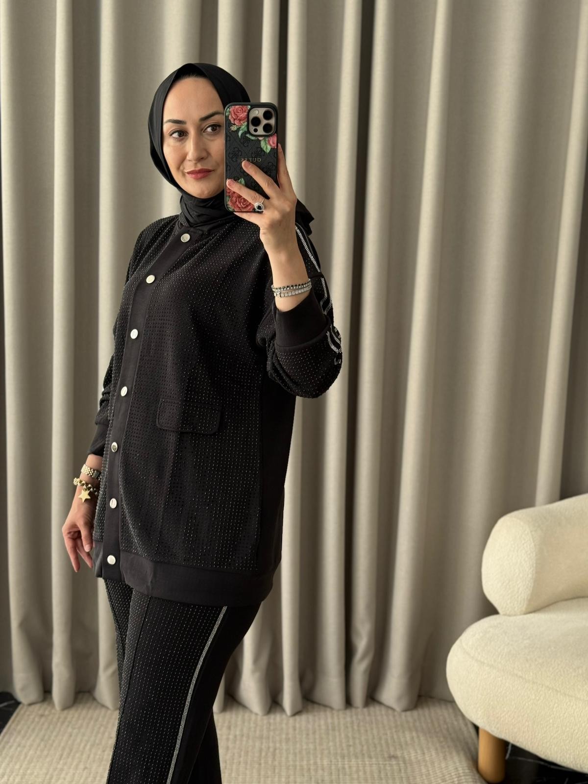 Ghisa Taşlı Modal Takım