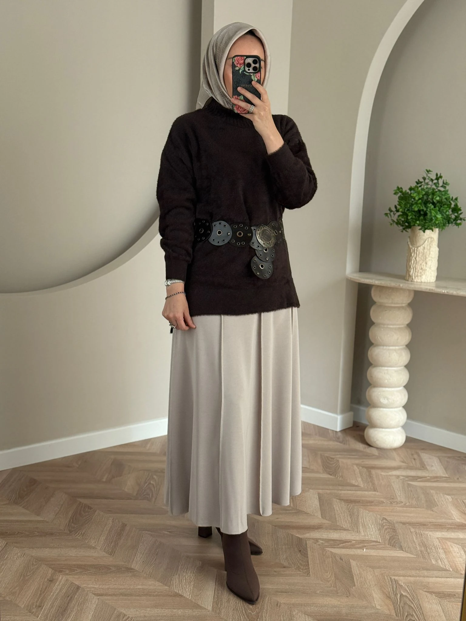 Nuss Angora Kazak - Kahverengi