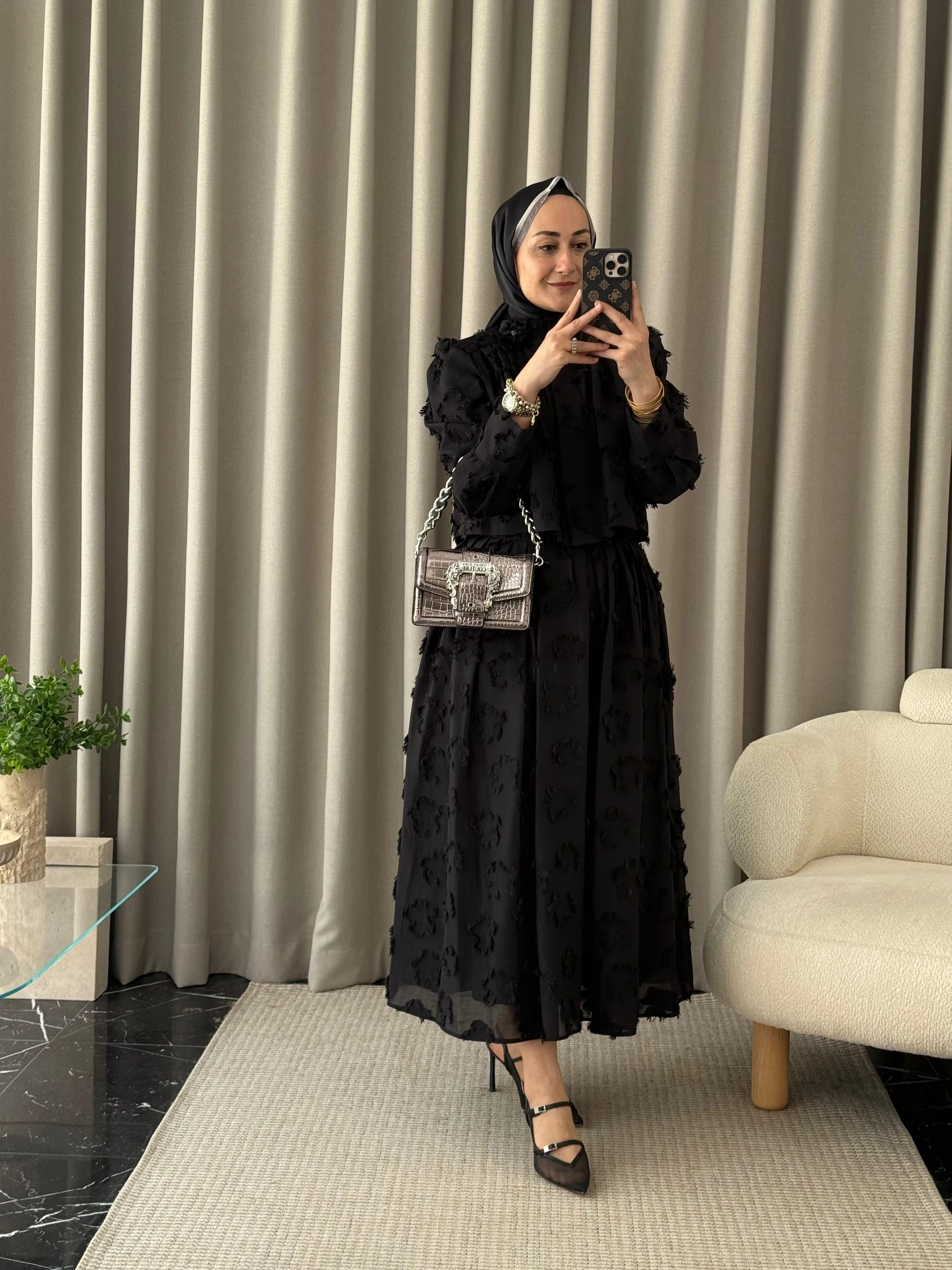 Kahma Etekli Takım - Siyah