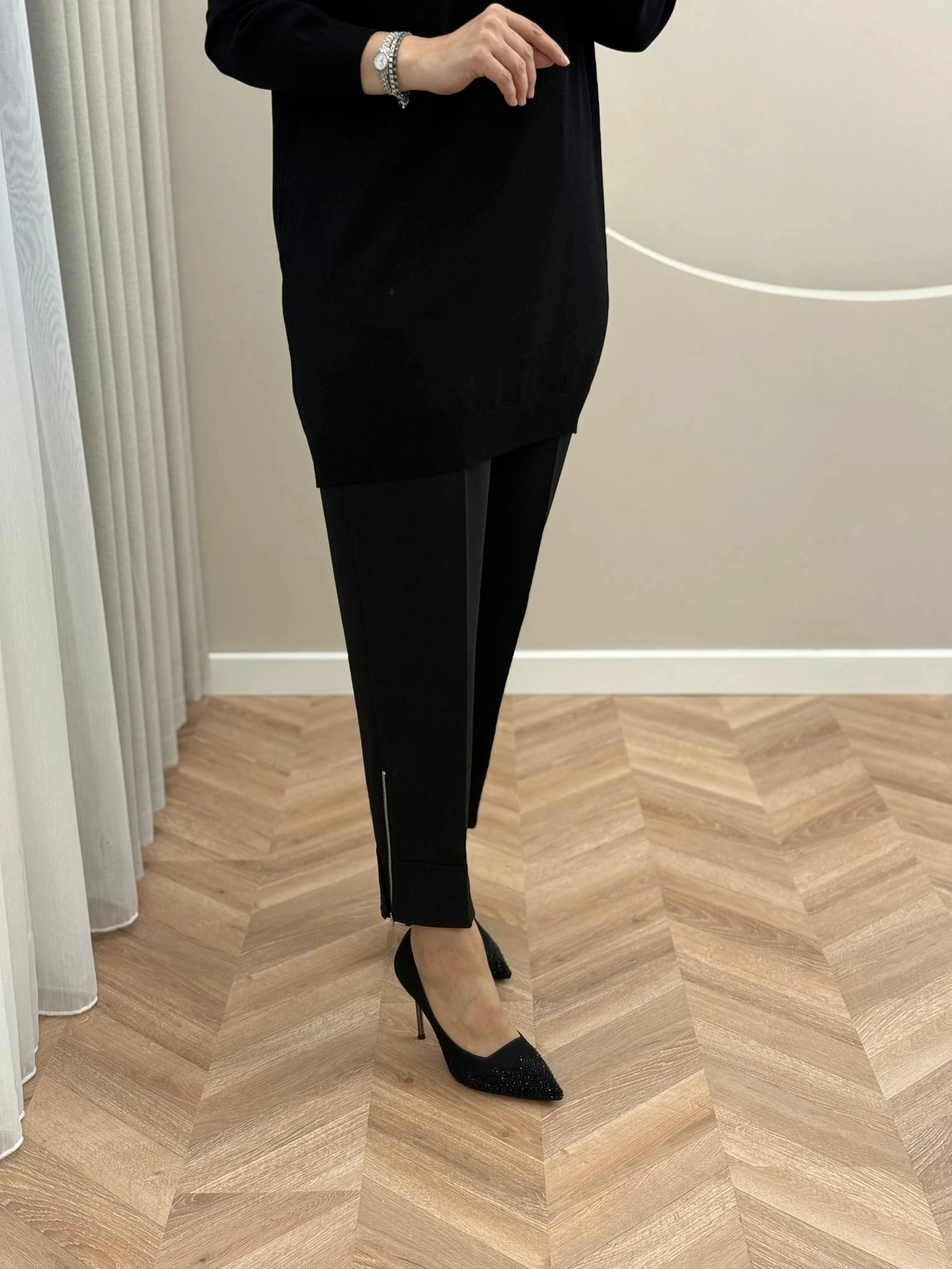 Sentez Hera Pantolon - Siyah