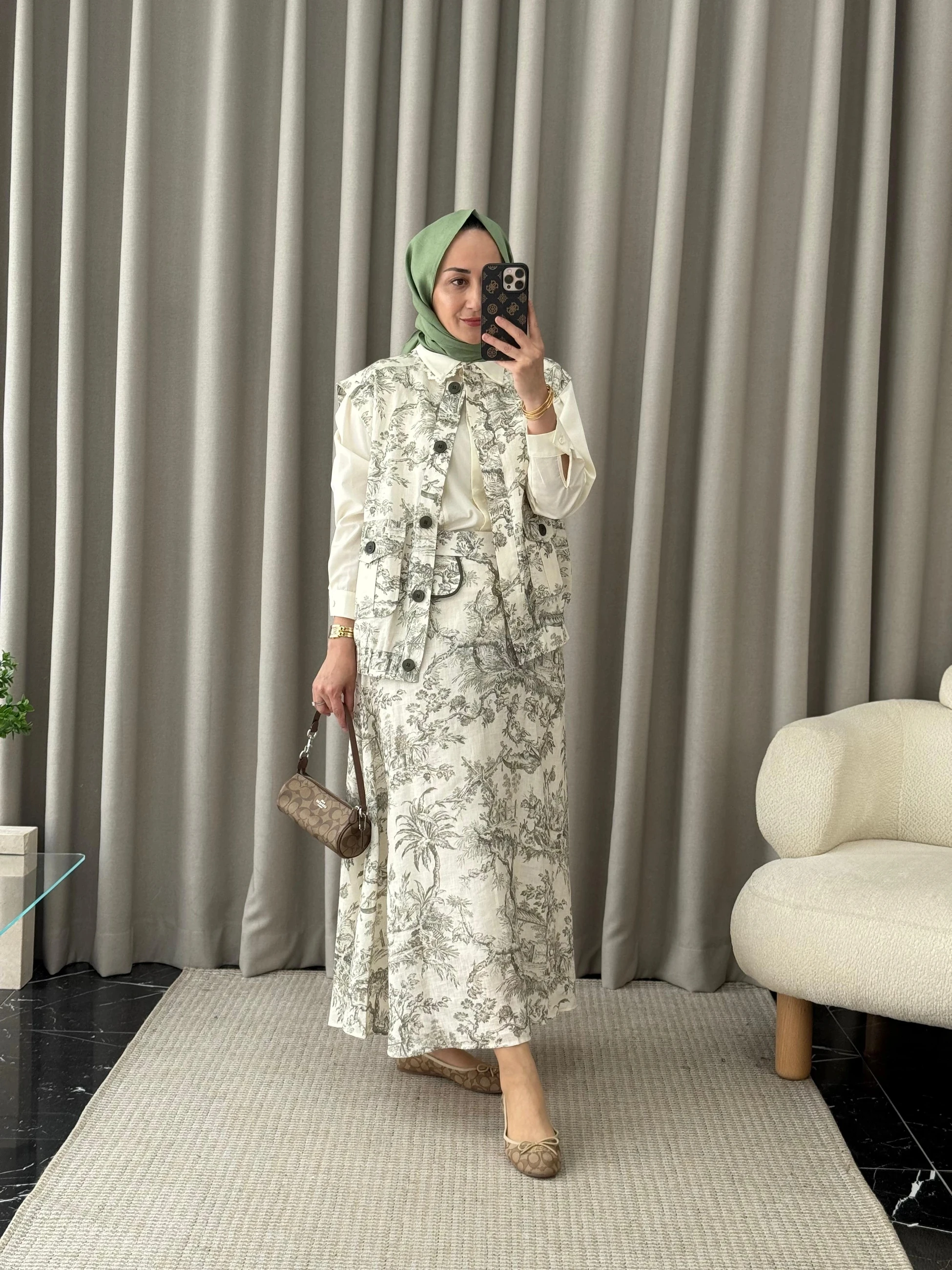 Kahma Etek Yelek Kombin Takım