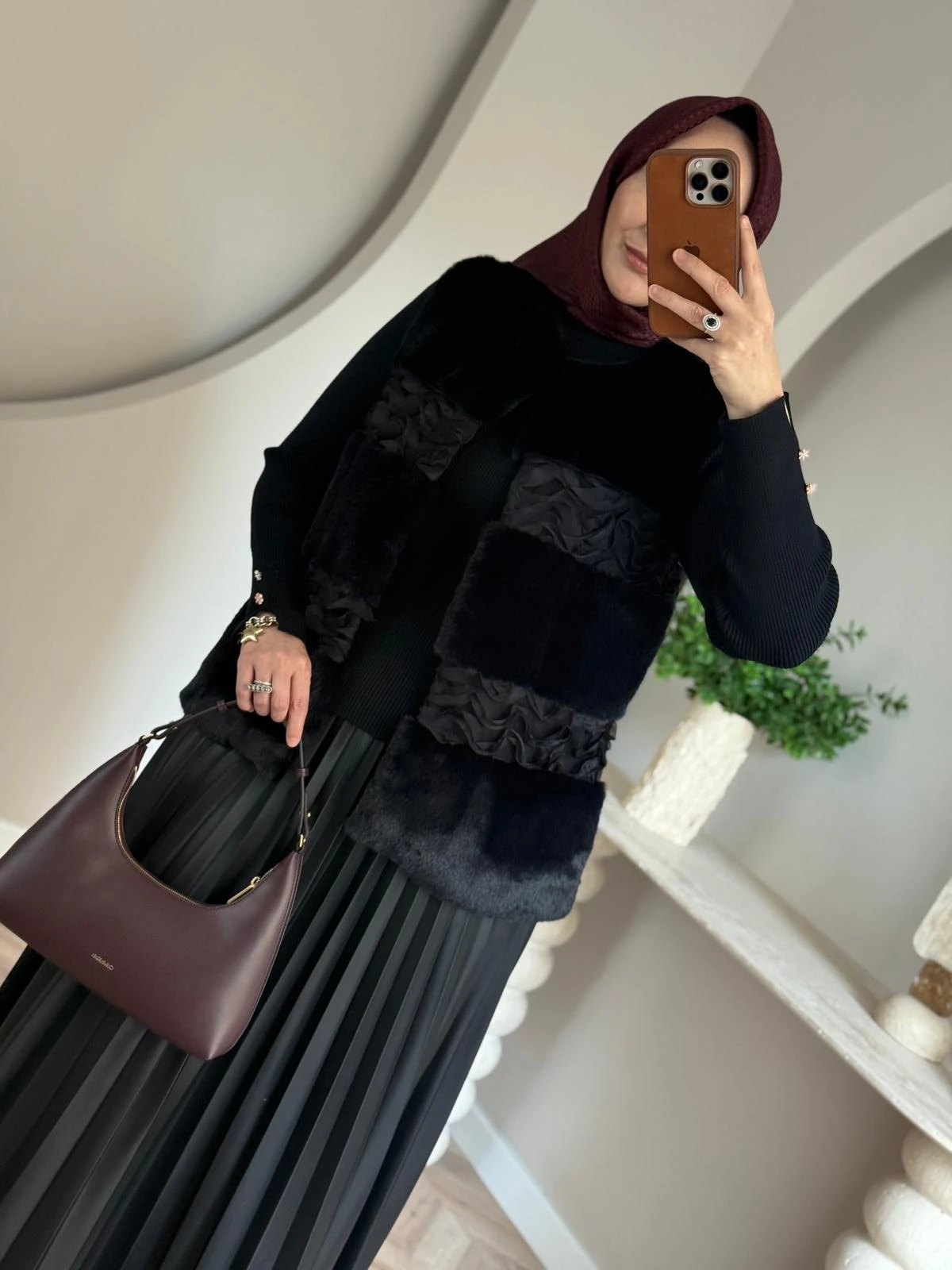 Otto Deri Etek & Yelek Kombin Takım