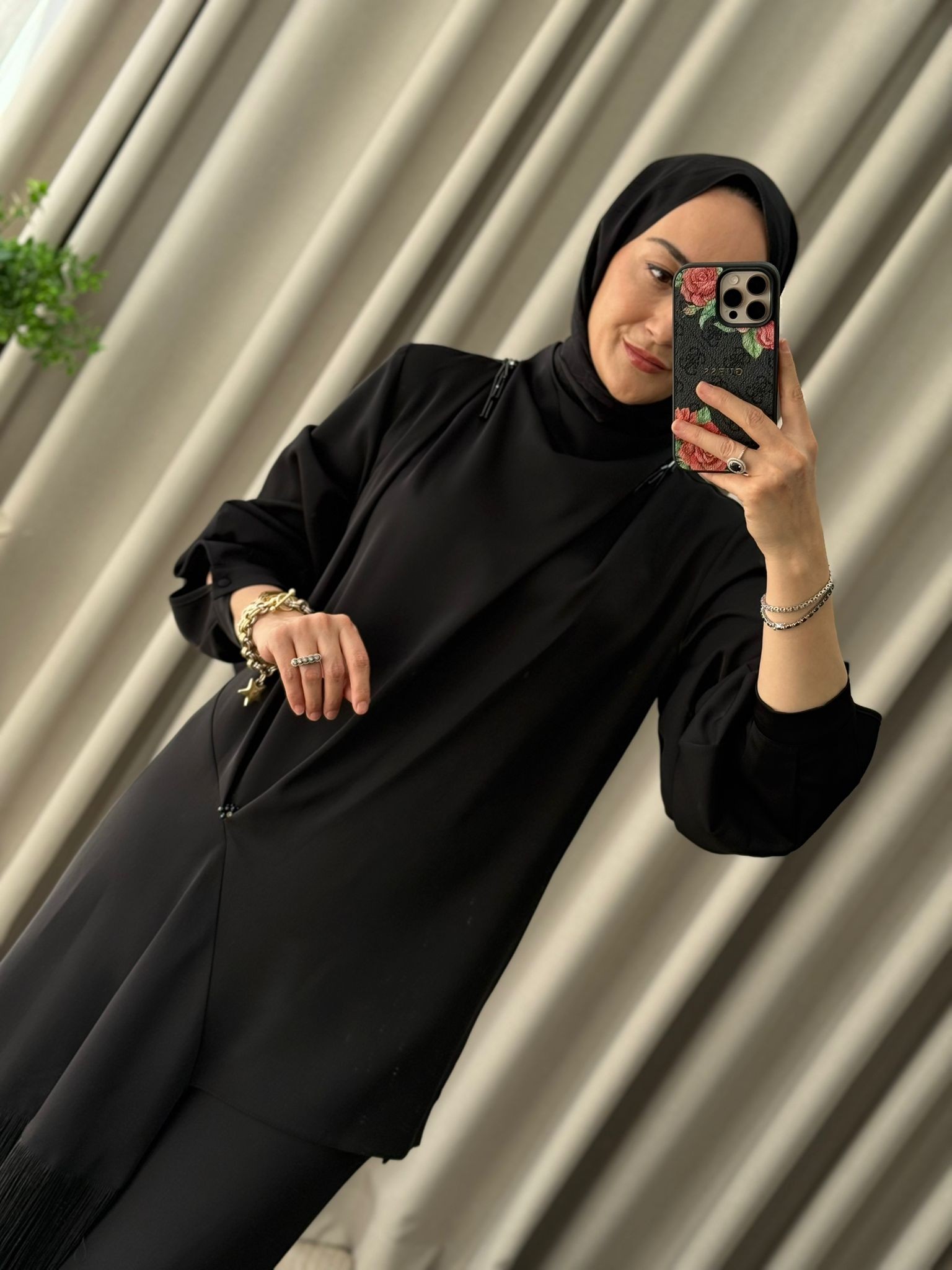 Qeffa Etek Ucu Püsküllü Takım