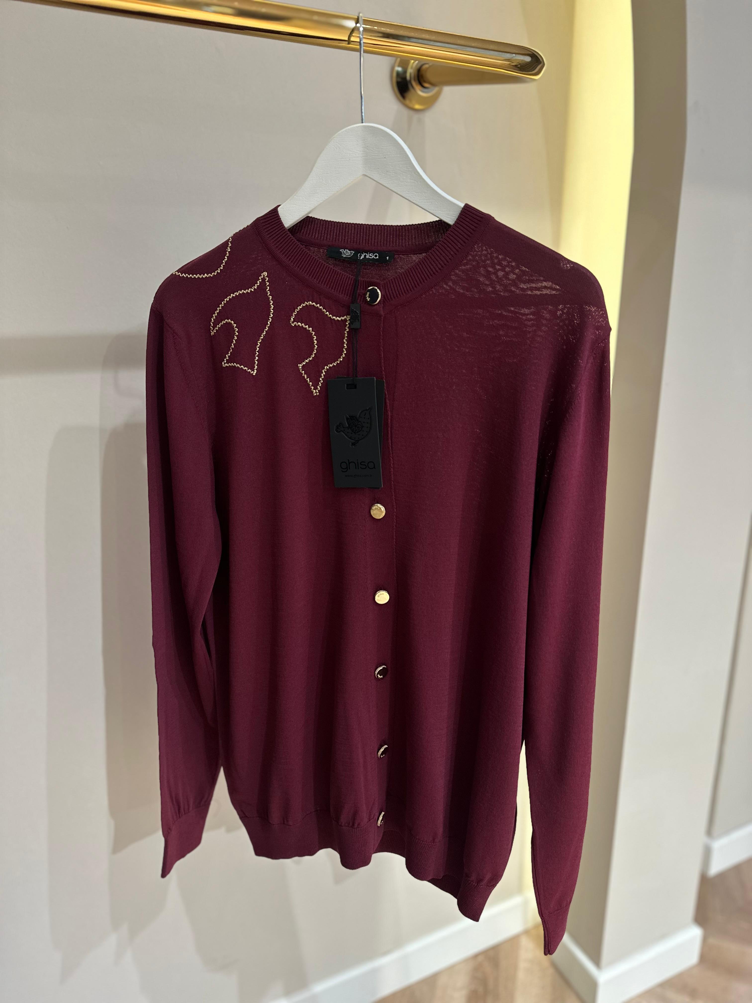 Ghisa Merserize Hırka- Mürdüm