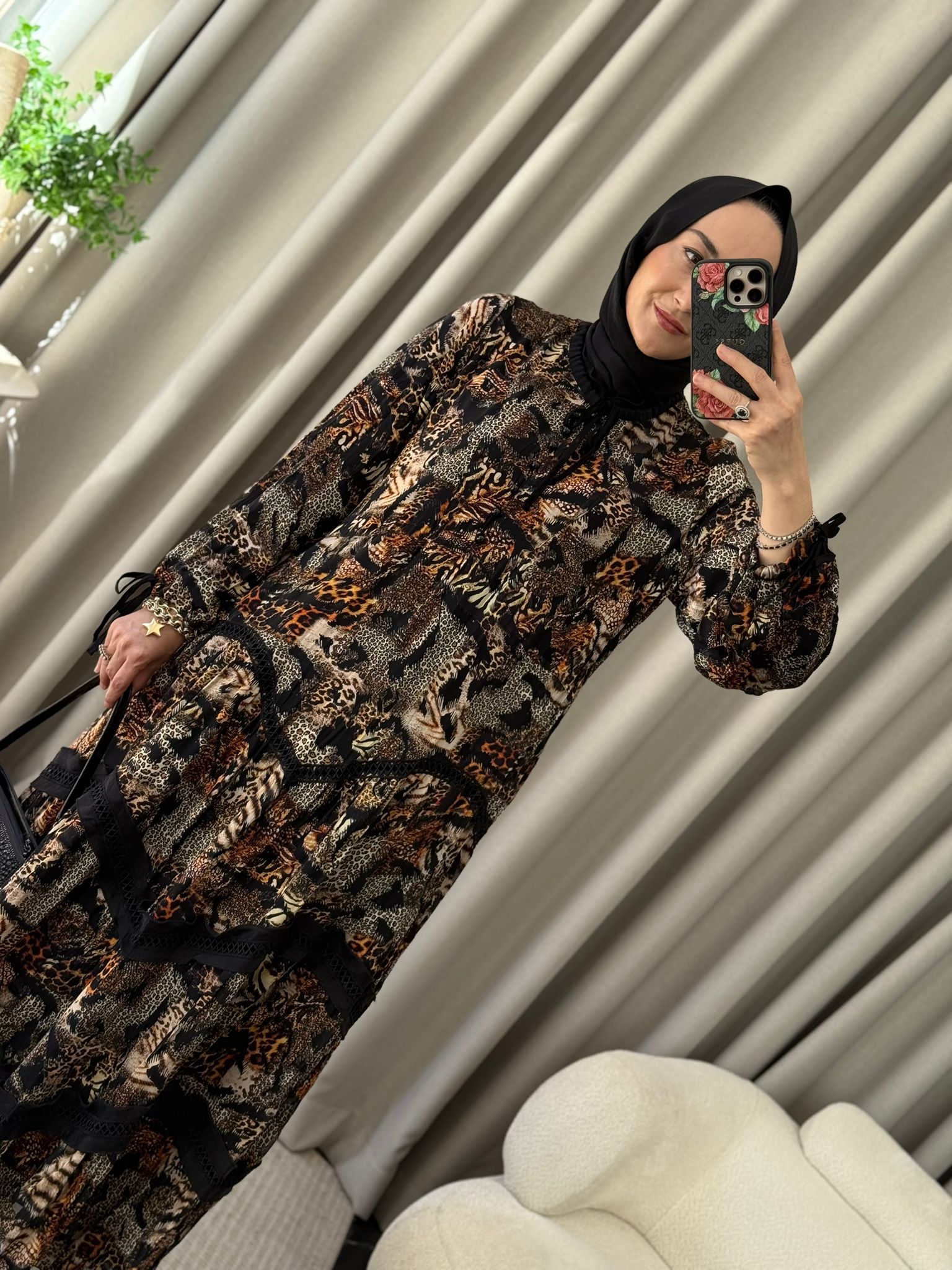 Lissmore Leopar Desen Elbise