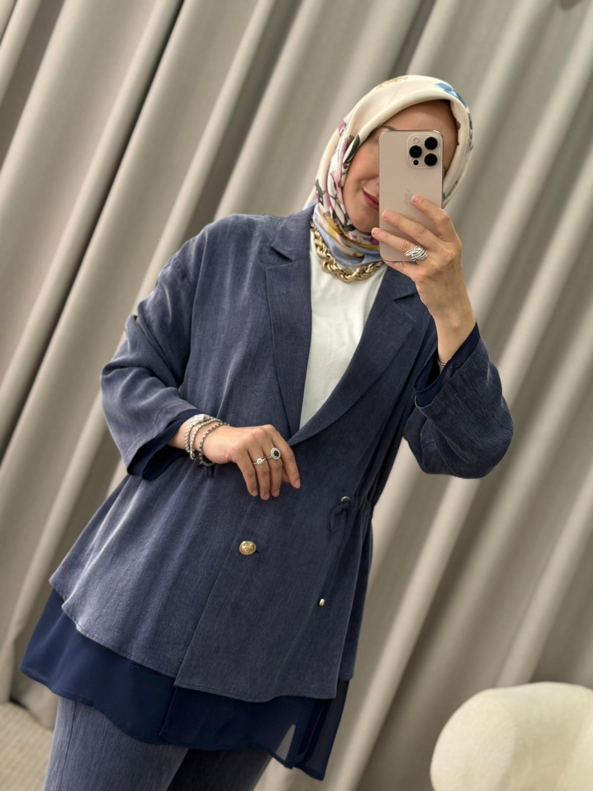Ghisa Tül Detay İpek Cupra Takım