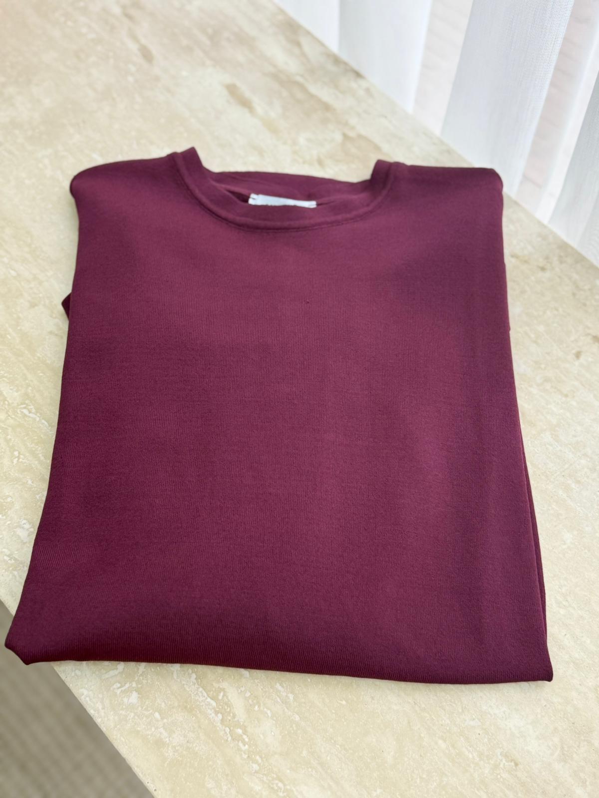 Nuss 902 Merserize Bluz  - Mürdüm