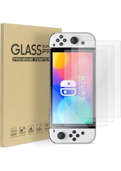 Nintendo Switch OLED Ekran Koruyucu Film 9h