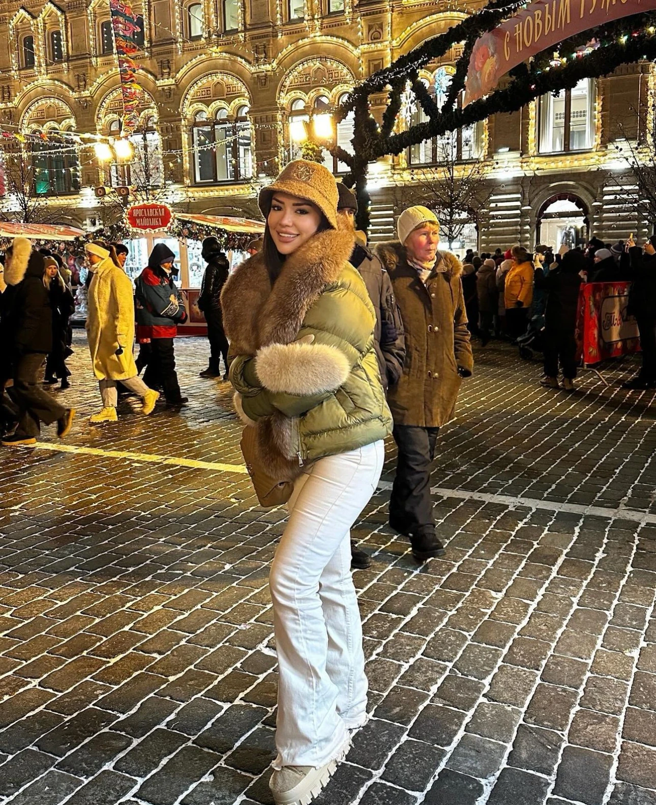 Knit Sleeve Puffer Jacket