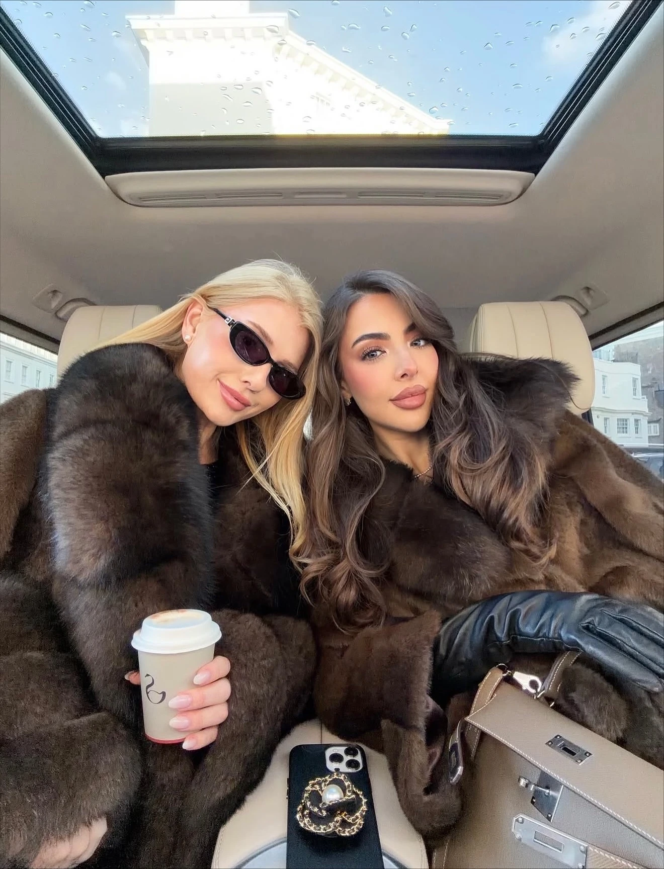 Koyu Yaka Acı Kahve Tasarım Kürk