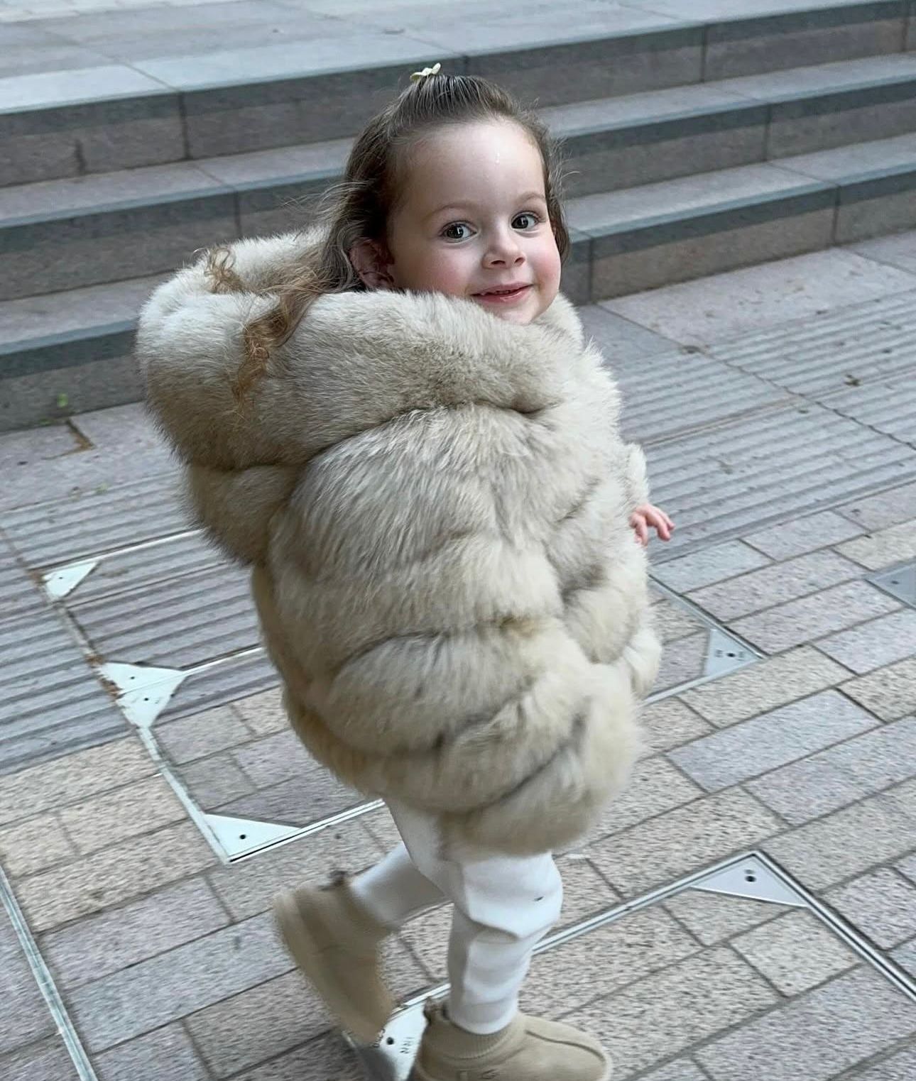 Kapüşonlu Klasik Babydoll Kürk