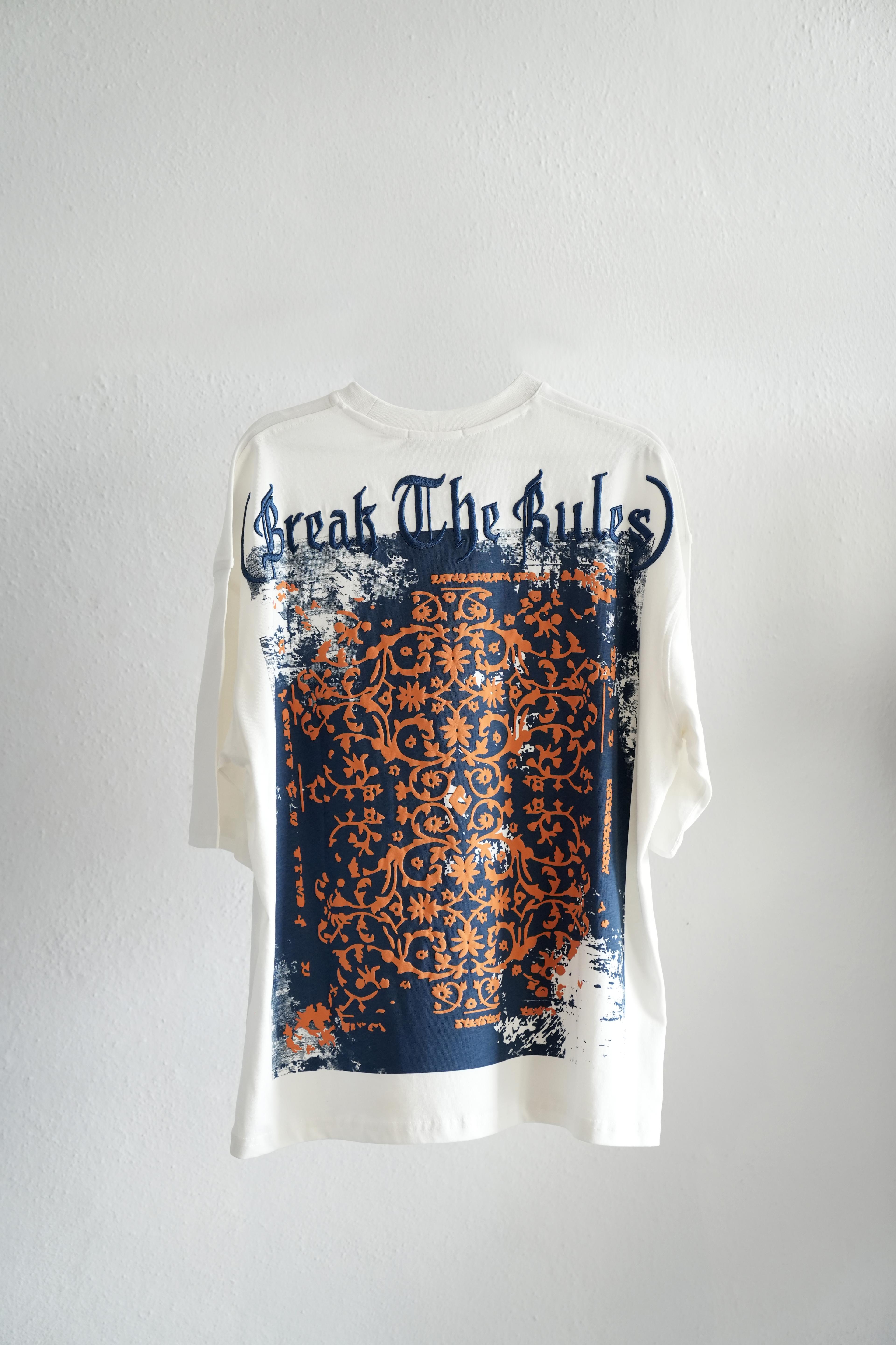Break The Rules Nakışlı Oversize Tshirt